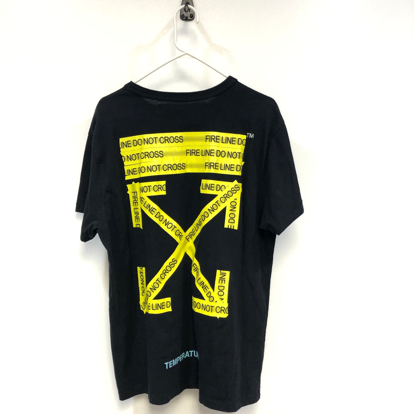 Off‑white Black Short Sleeve Graphic T‑Shirt Size S
