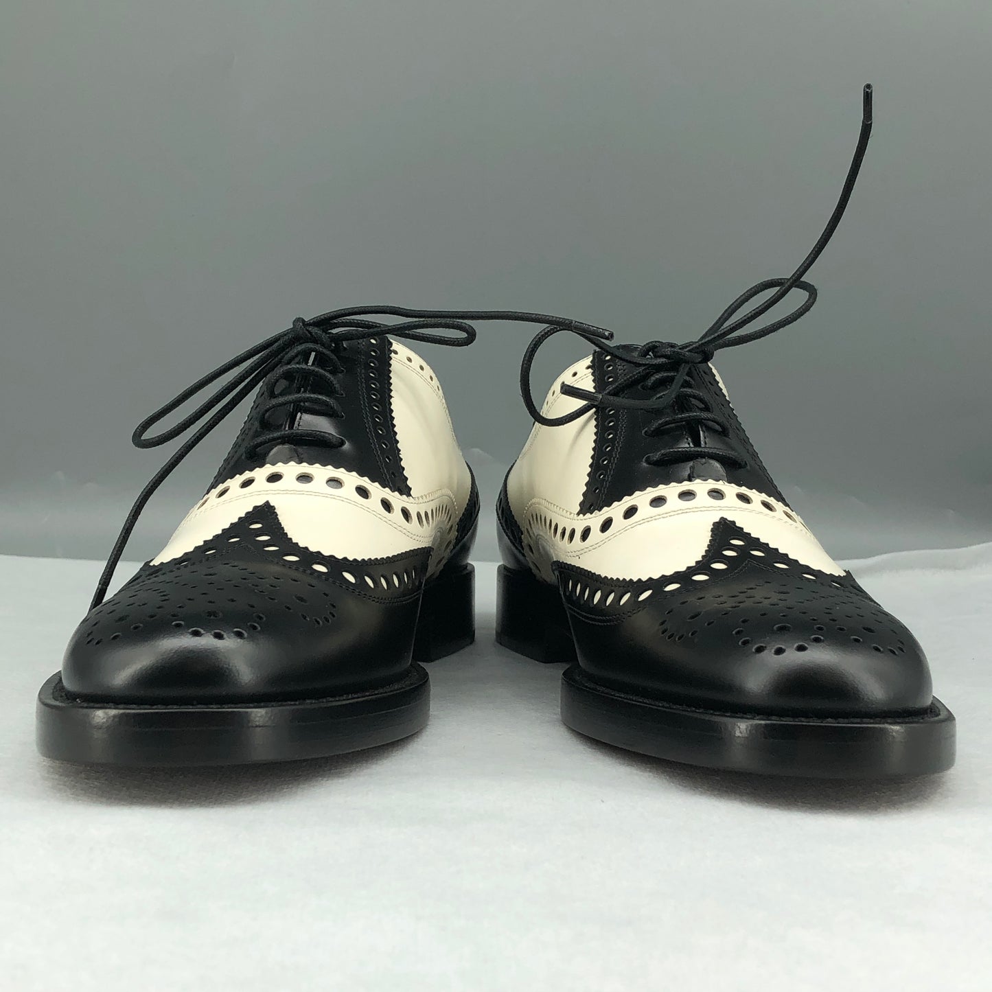Christian Dior Women's Spectator Oxford Brogues 36.5 White/Black