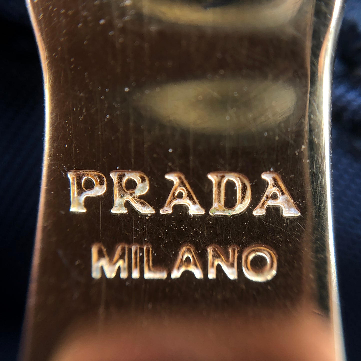 Prada Re-Nylon Tote Handbag Navy Blue
