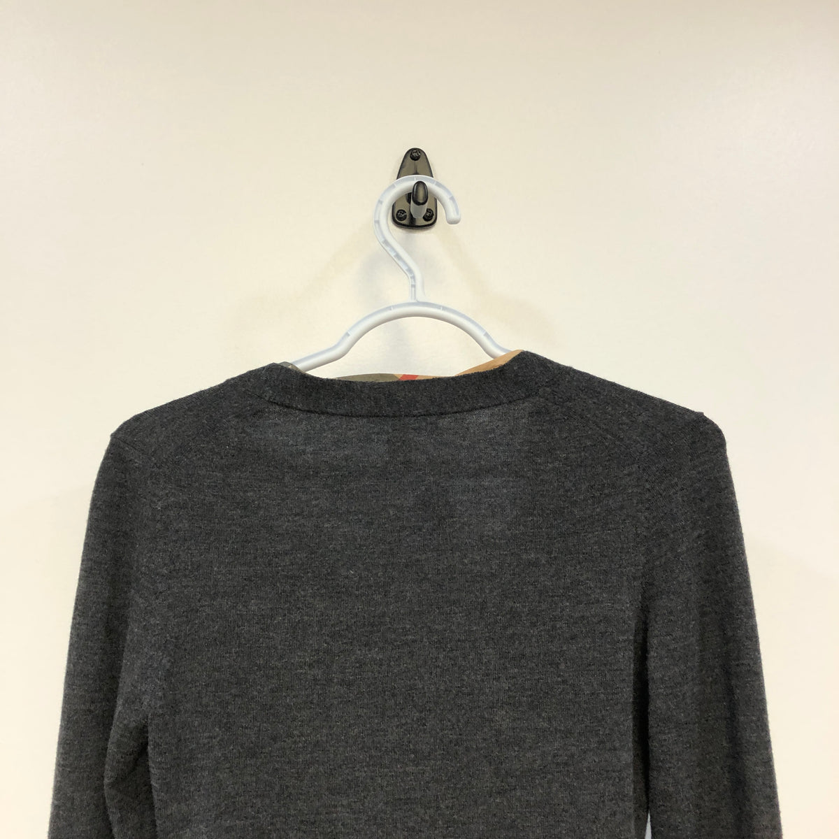 Burberry Deep Grey Cardigan Size S