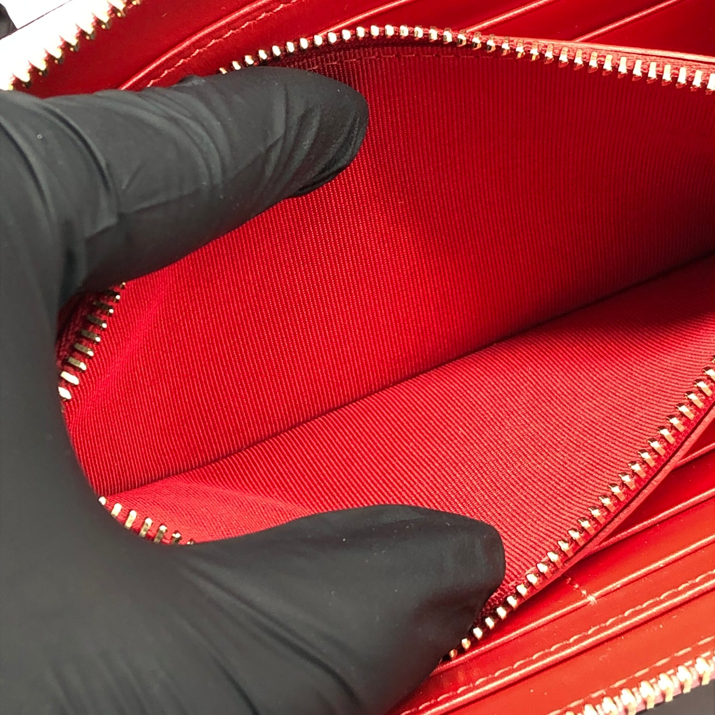 Christian Louboutin Pink Leather Spiked Wallet
