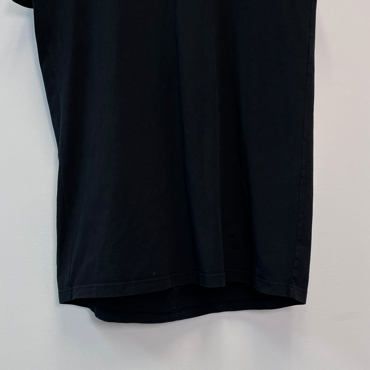 Balenciaga Black Oversized T-Shirt Dress Small Logo Size S