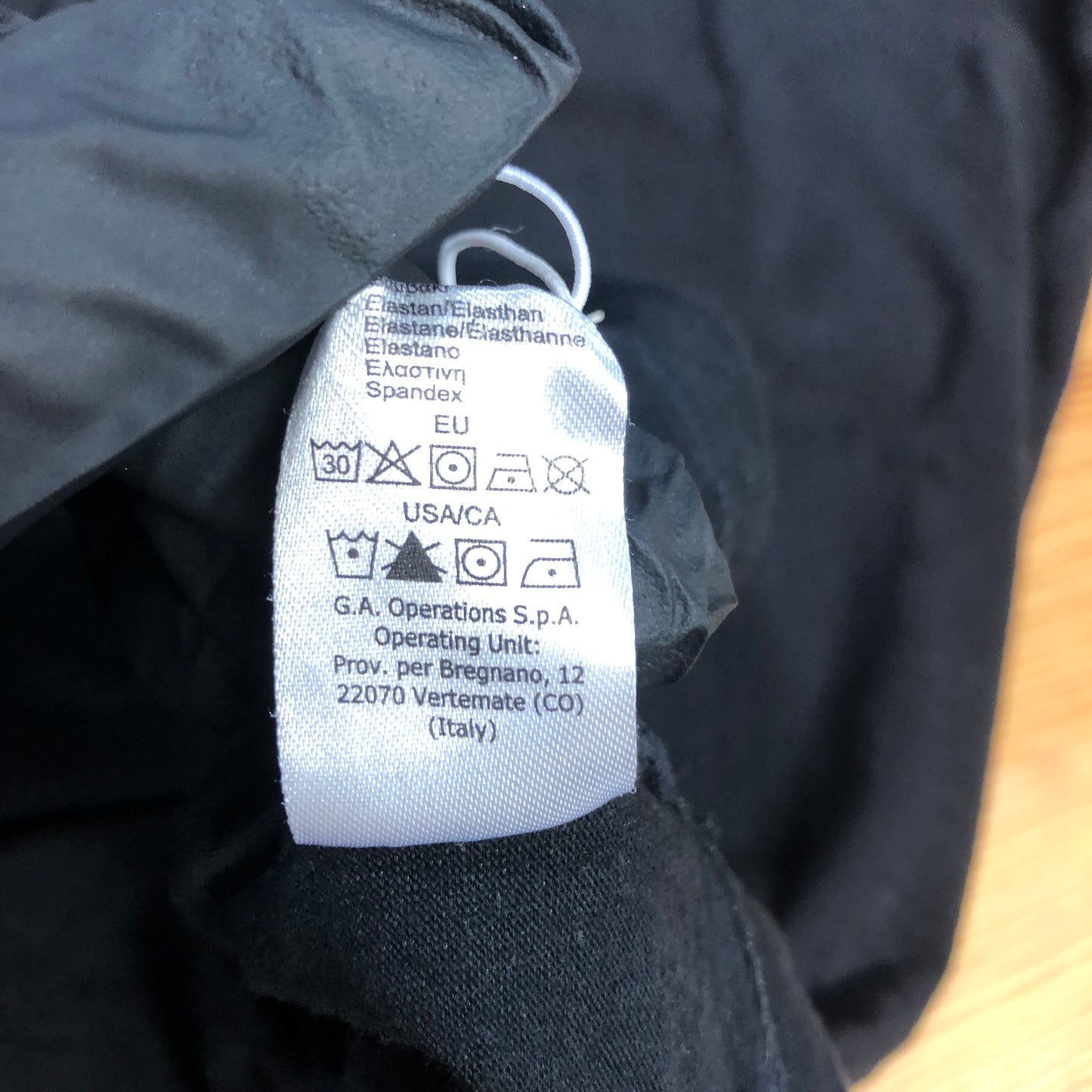 Emporio Armani Black V-Neck Logo T-Shirt Size S