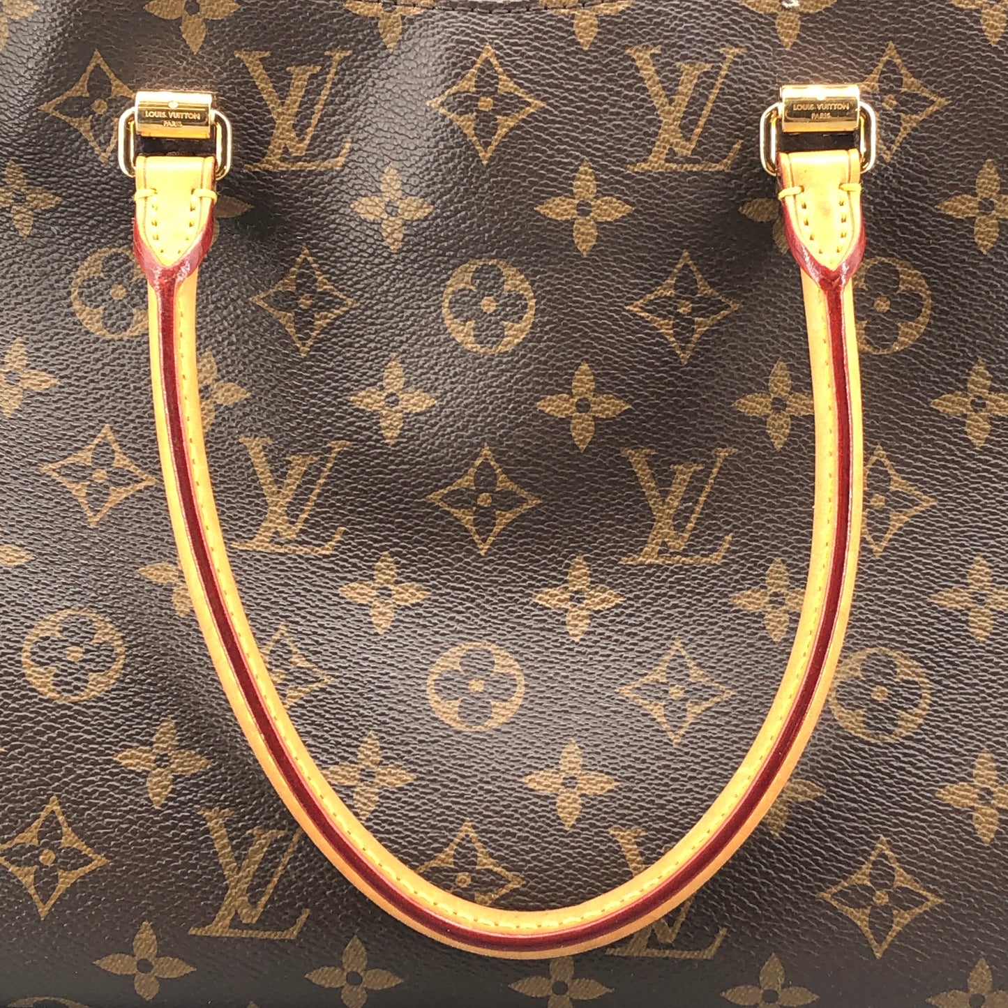 Louis Vuitton Monogram Pallas MM Handbag Brown
