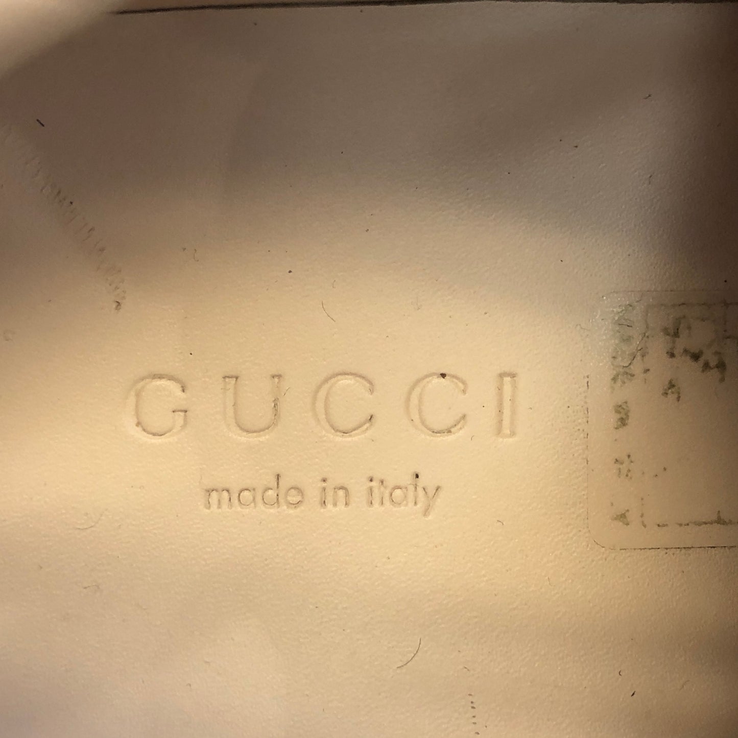 Gucci Ace Bee Embroidered Leather Sneaker Shoes 35 Black