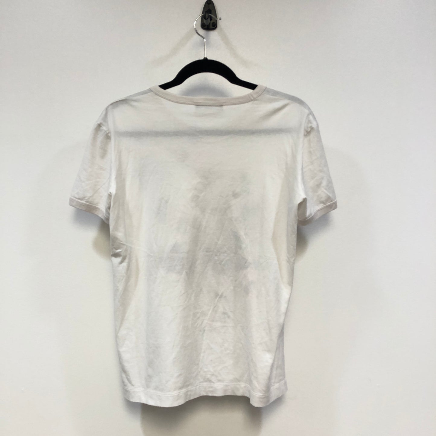 Dolce & Gabbana White Floral Print Short Sleeve T‑Shirt Size 44