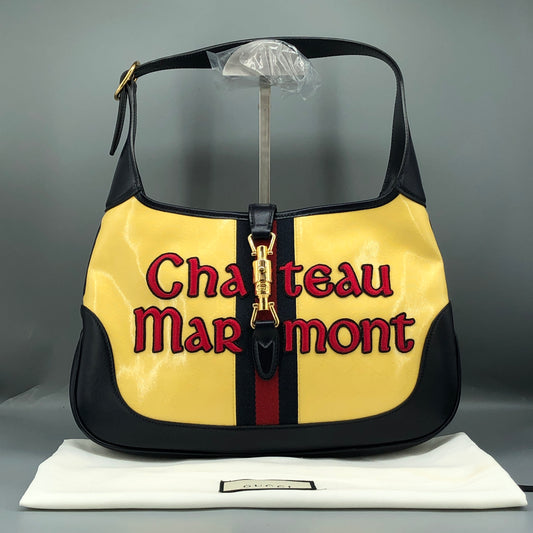 Gucci Crystal Monogram Chateau Marmont Jackie Hobo