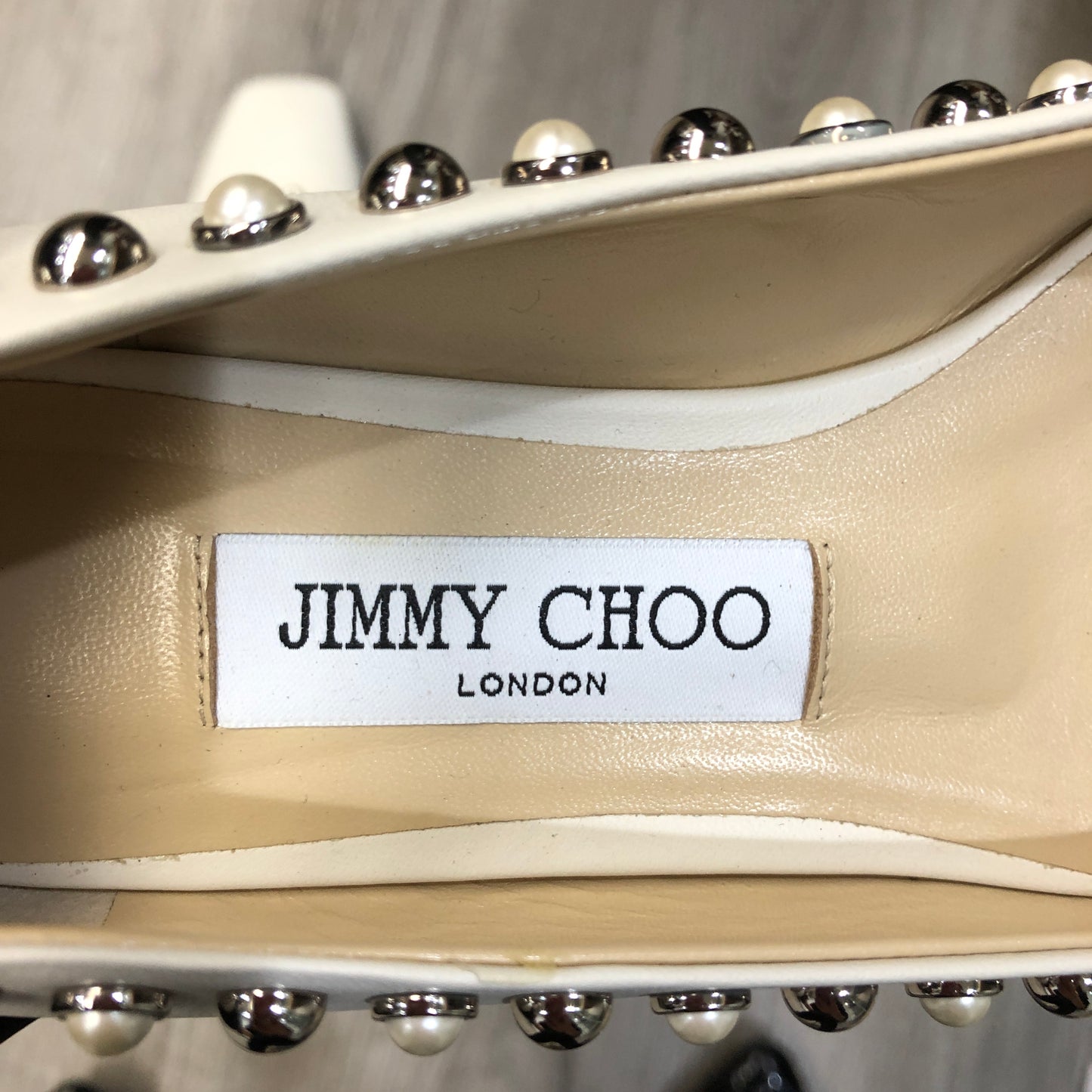 Jimmy Choo Women's Ballet Flats Size 35 White