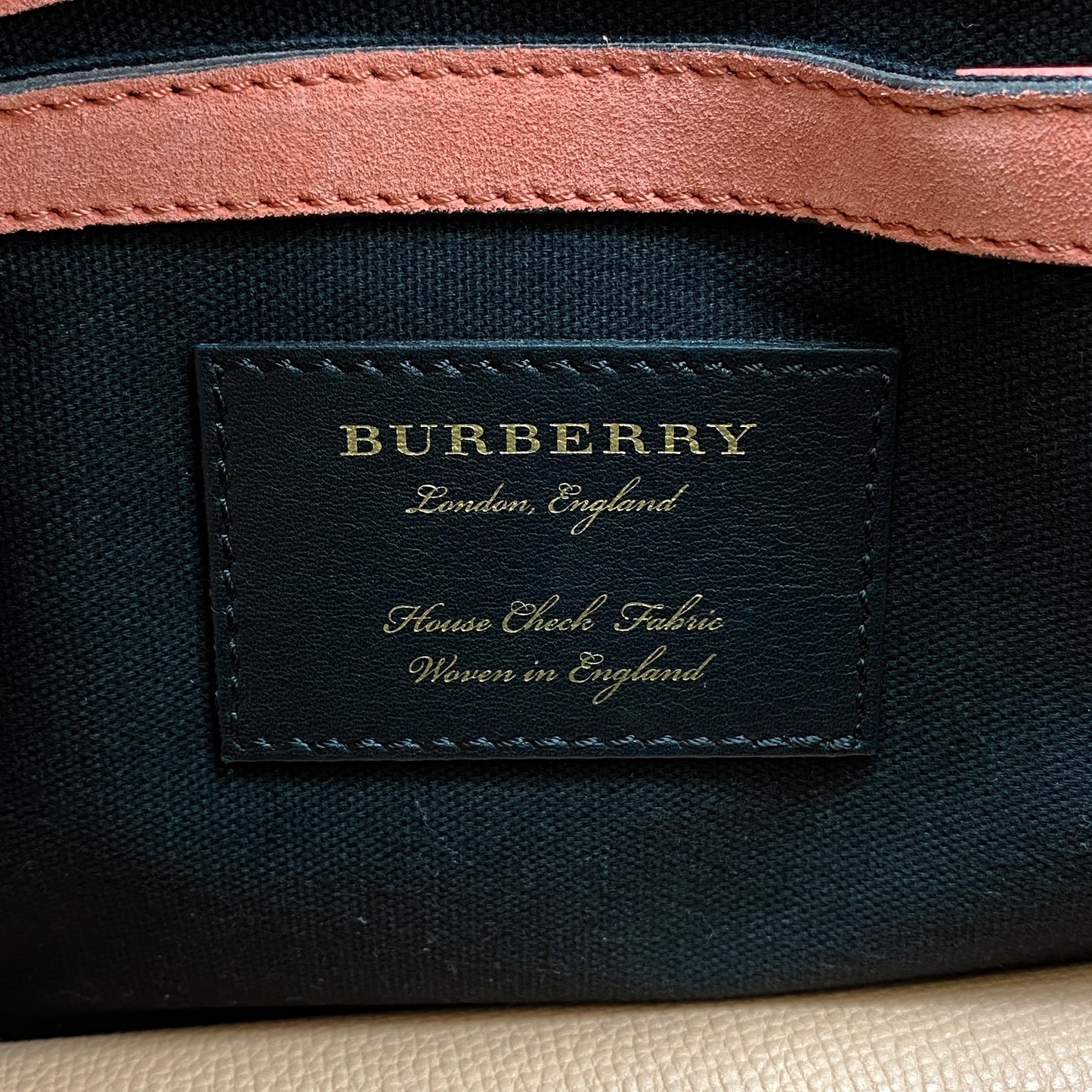 Burberry Pink Check Flap Crossbody Bag