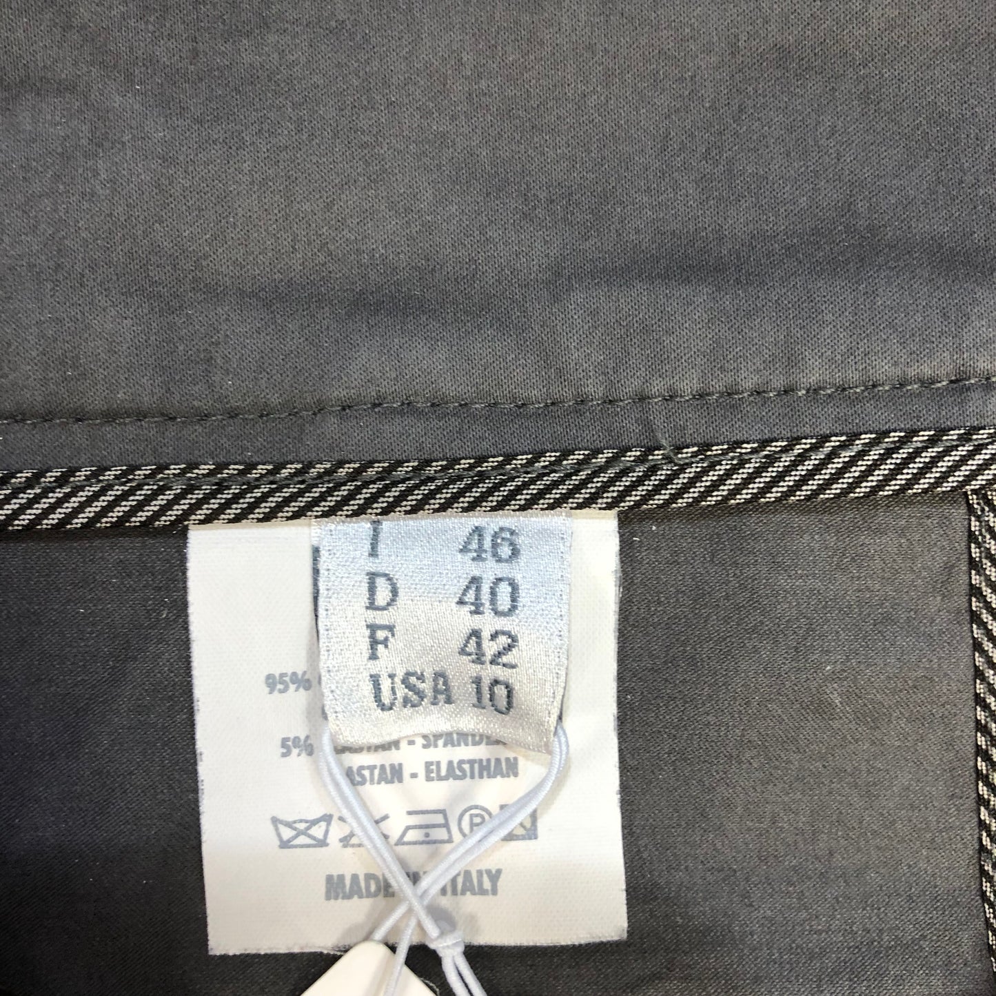 Brunello Cucinelli Grey Tapered Pants Size: US 10