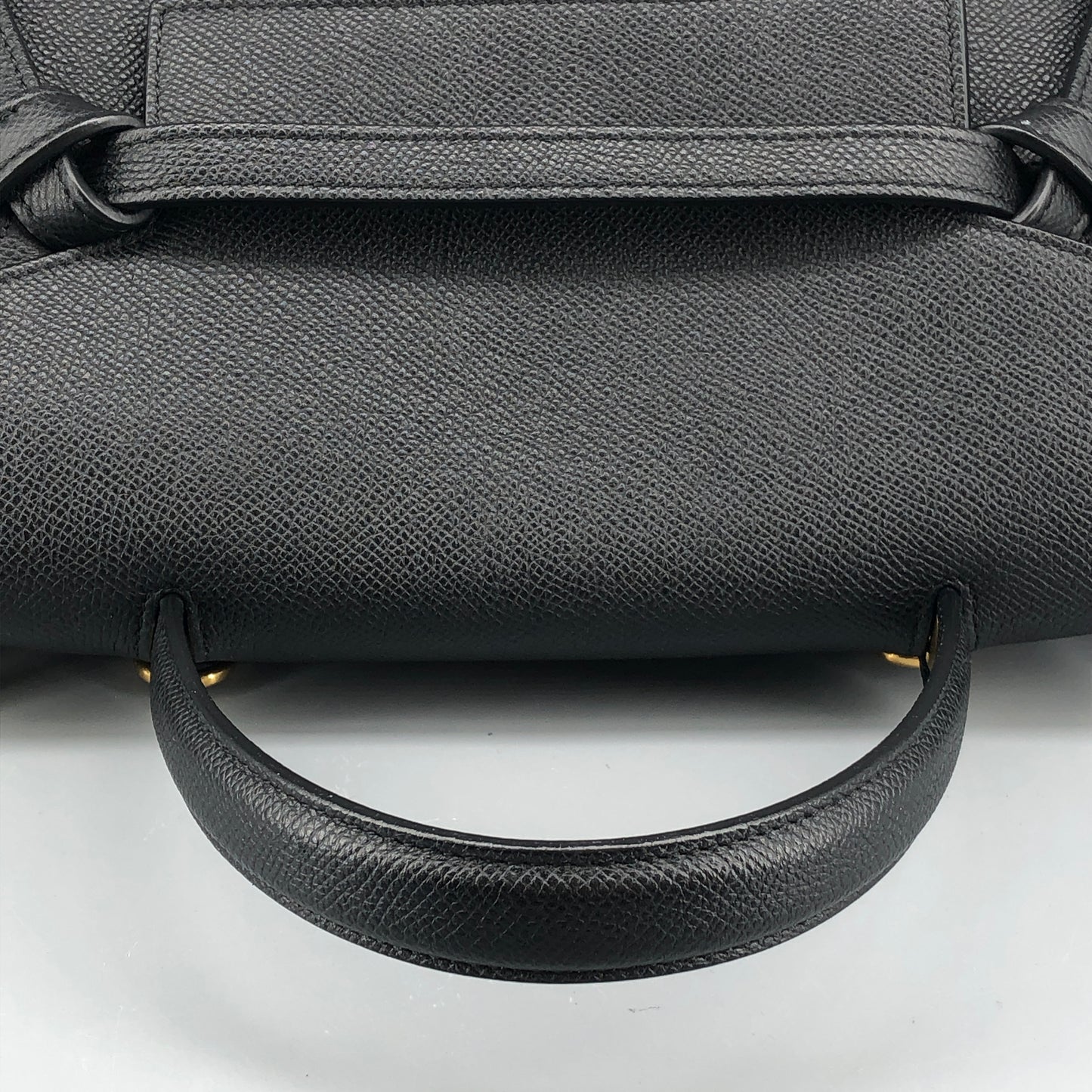 Celine Black Grained Calfskin Belt Bag Small