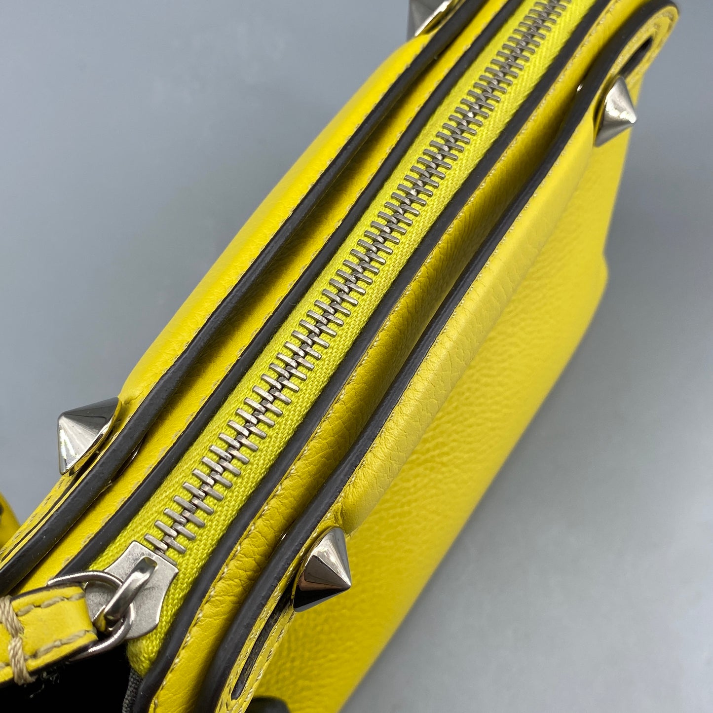 Fendi Yellow Leather By The Way Crossbody Bag