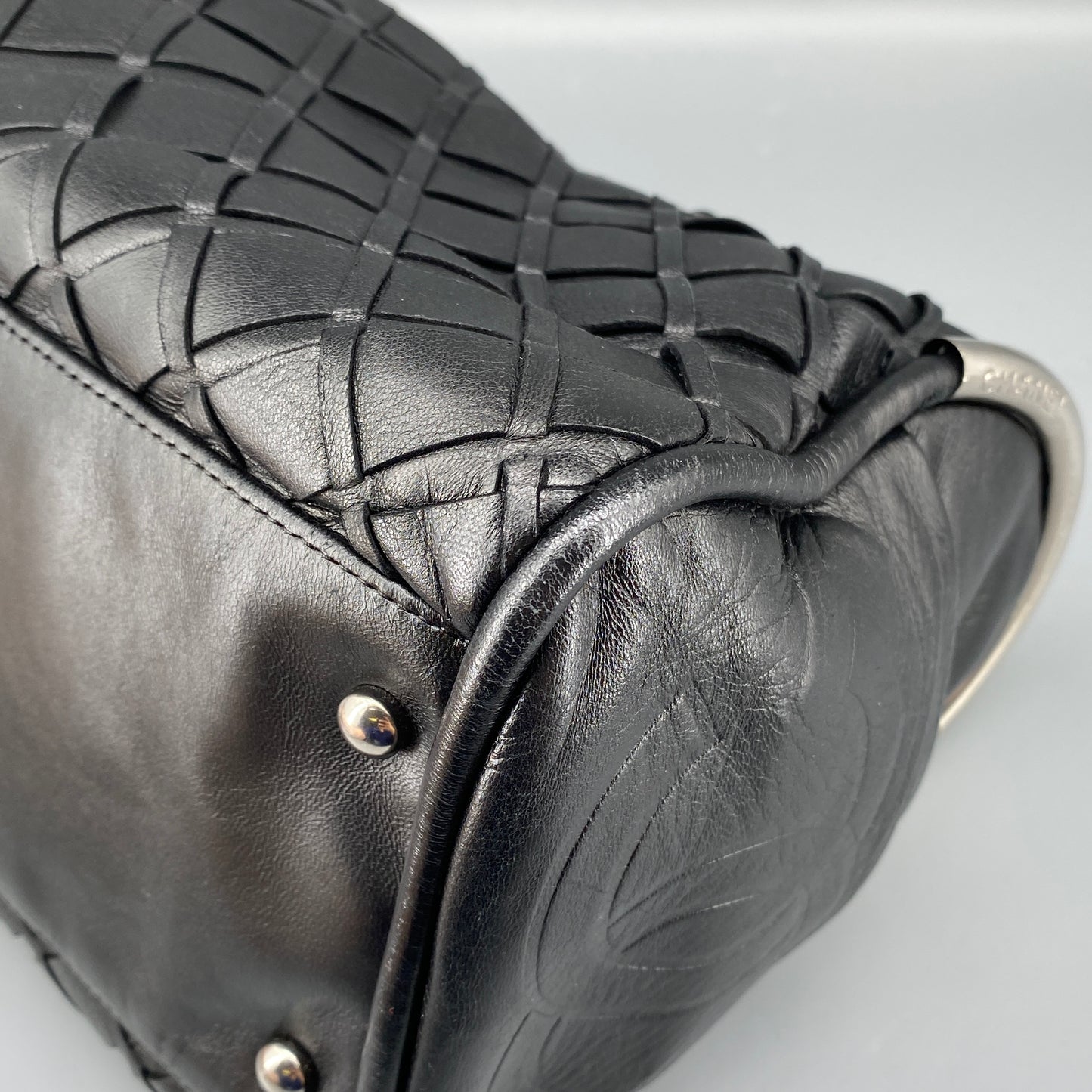 Chanel Black Quilted Leather Chain Shoulder Bag