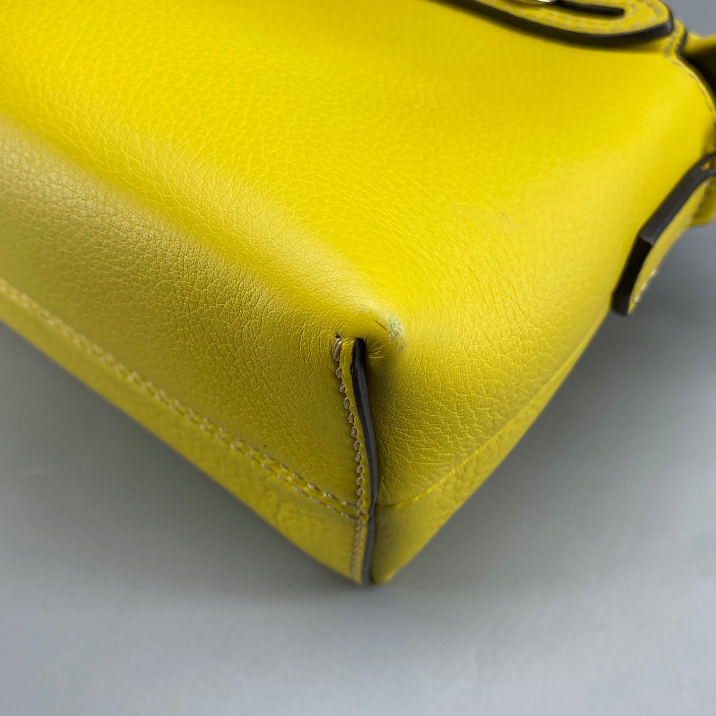 Fendi Yellow Leather By The Way Crossbody Bag