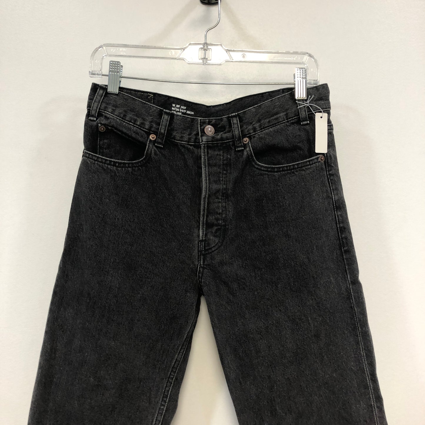 Celine Dark Grey Straight Leg Denim Jeans Size 26