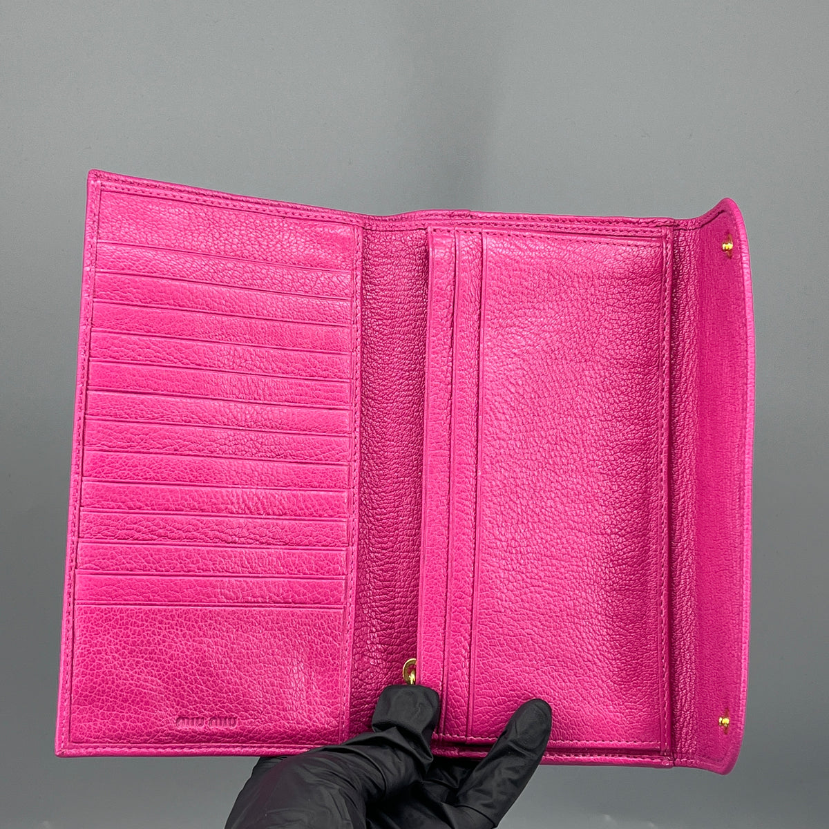 Miu Miu Hot Pink Long Wallet