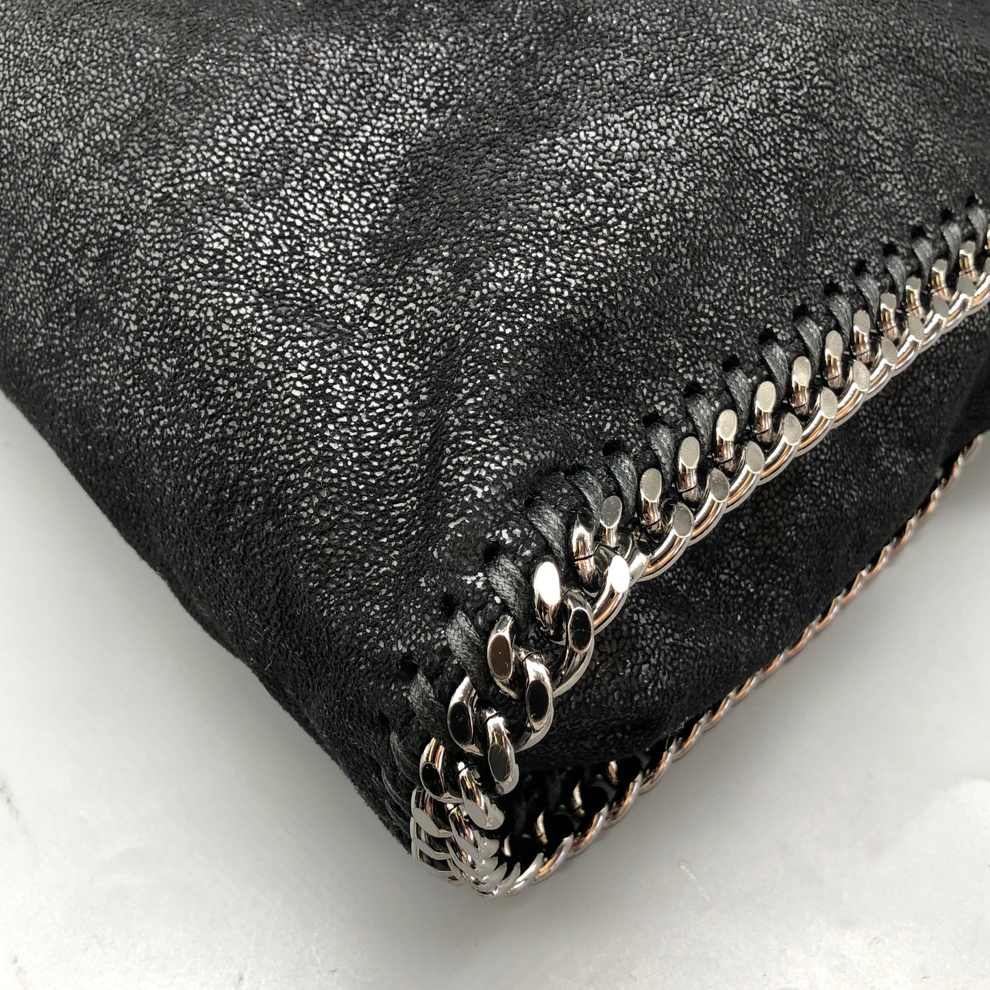 Stella McCartney Falabella Black Chain Shoulder Bag