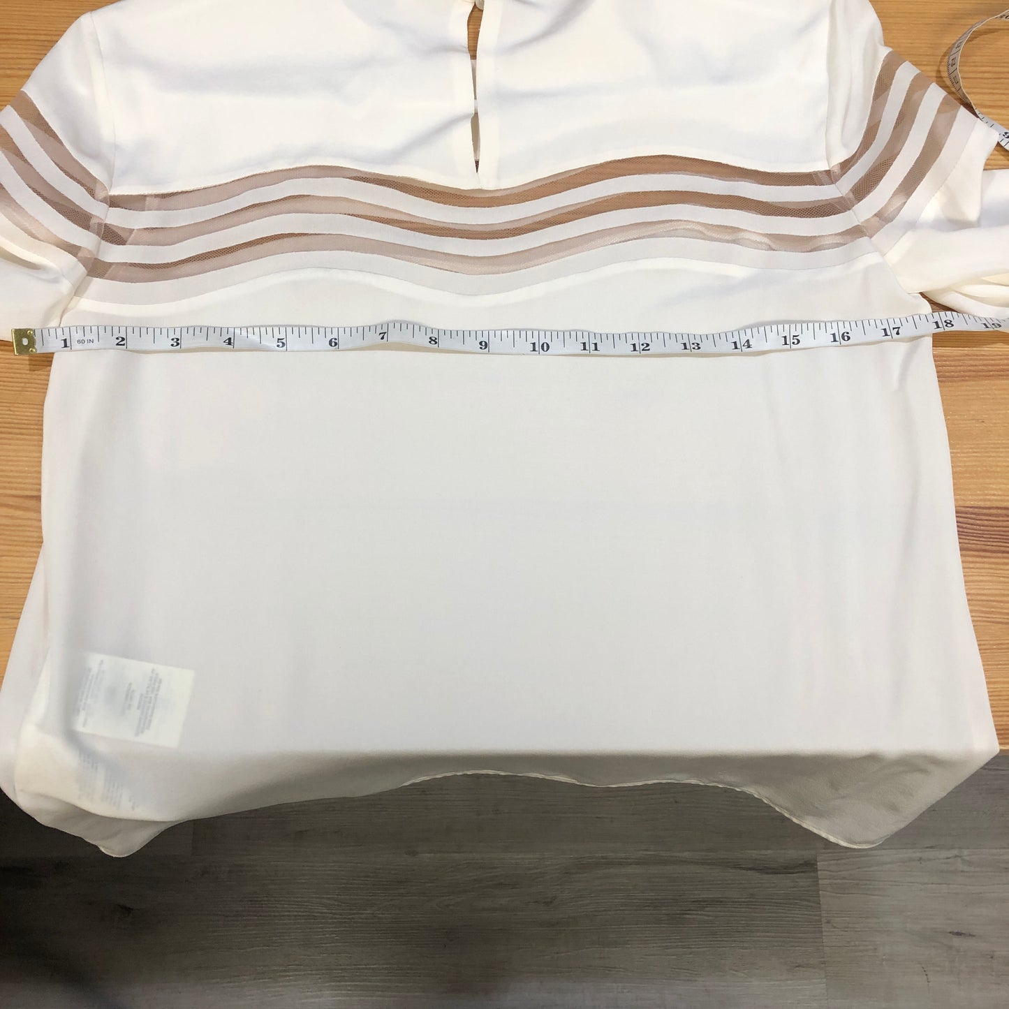 Fendi Cream Silk Blouse Size 36
