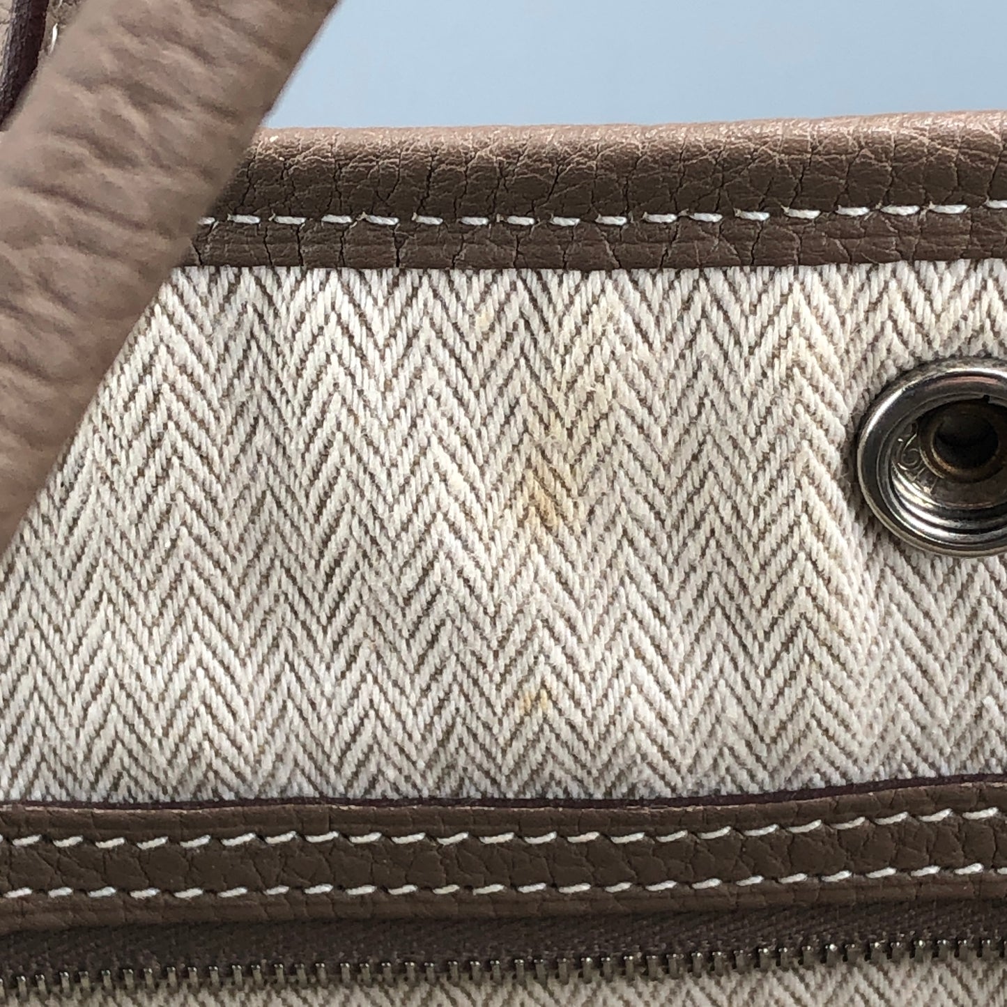 Hermes 2017 Taupe Garden Party 36 Tote Bag