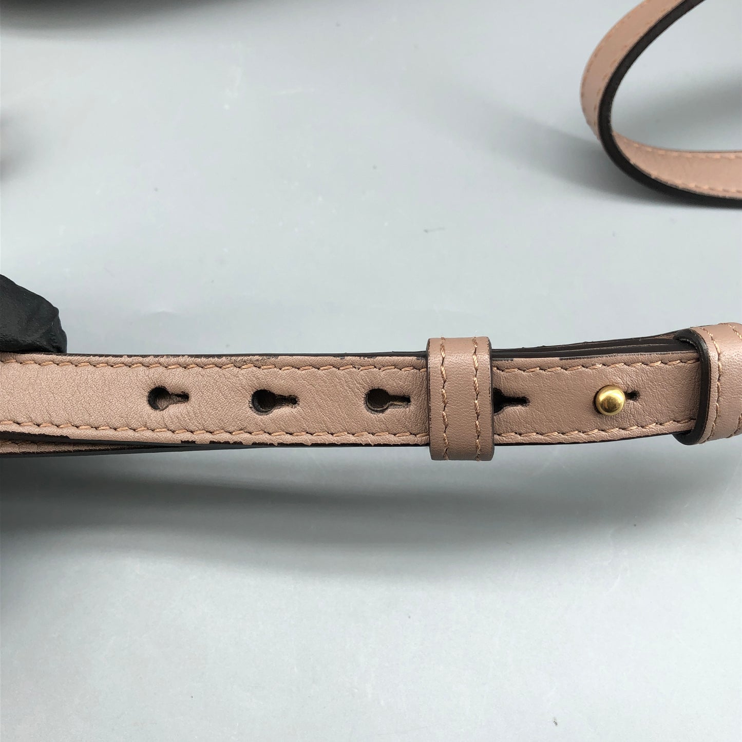 Gucci Dirty Pink Quilted Pearl GG Camera Crossbody Bag