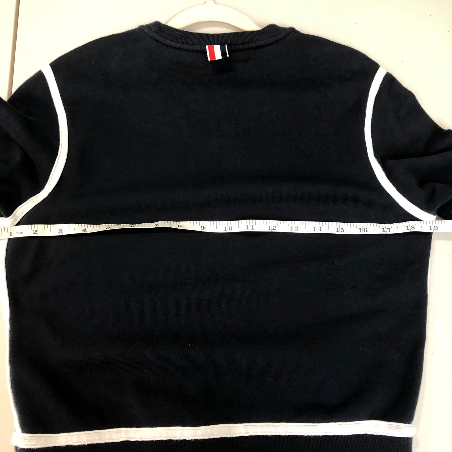 Thom Browne Classic Loopback 4-Bar Cotton Sweatshirt in Navy