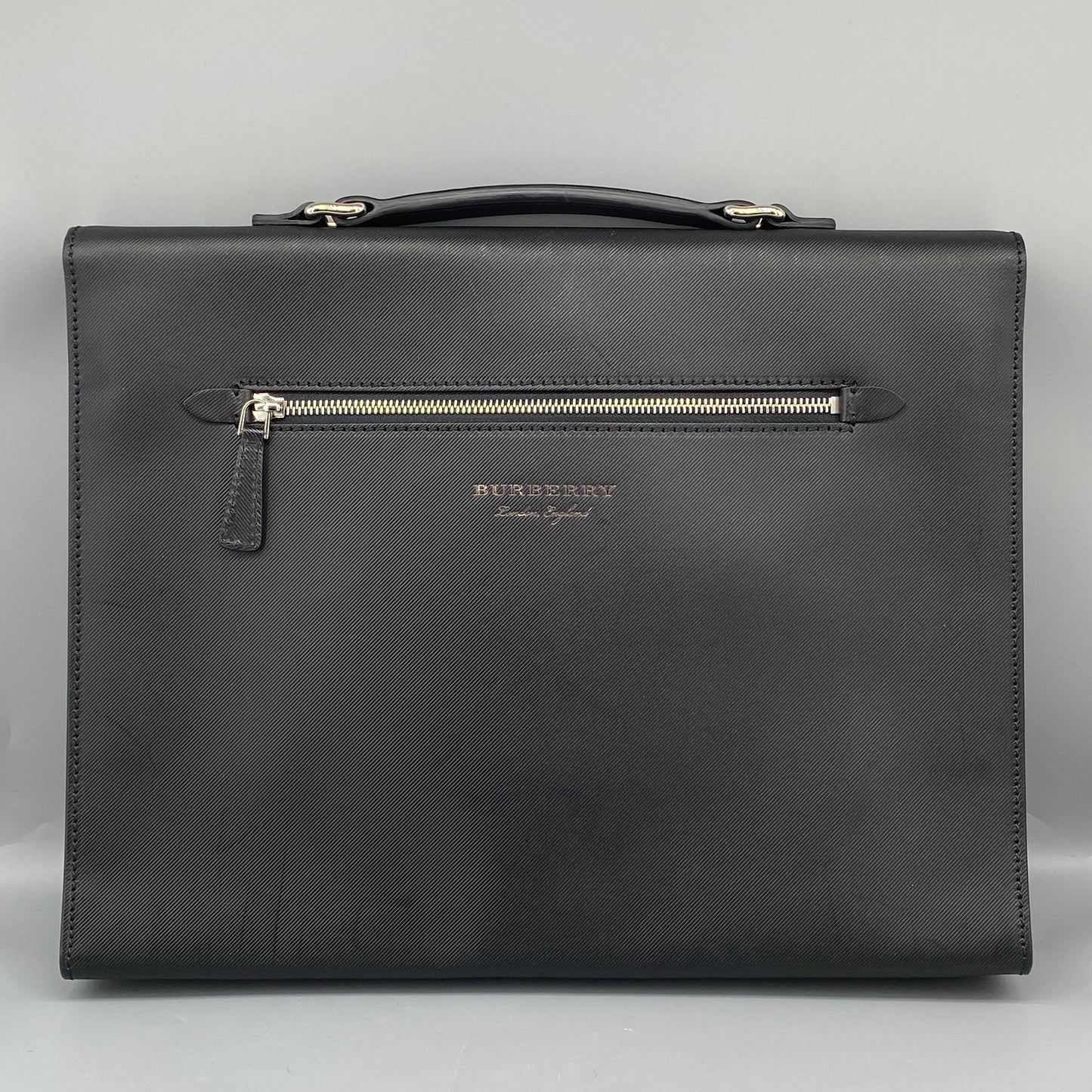 Burberry Black Leather Briefcase