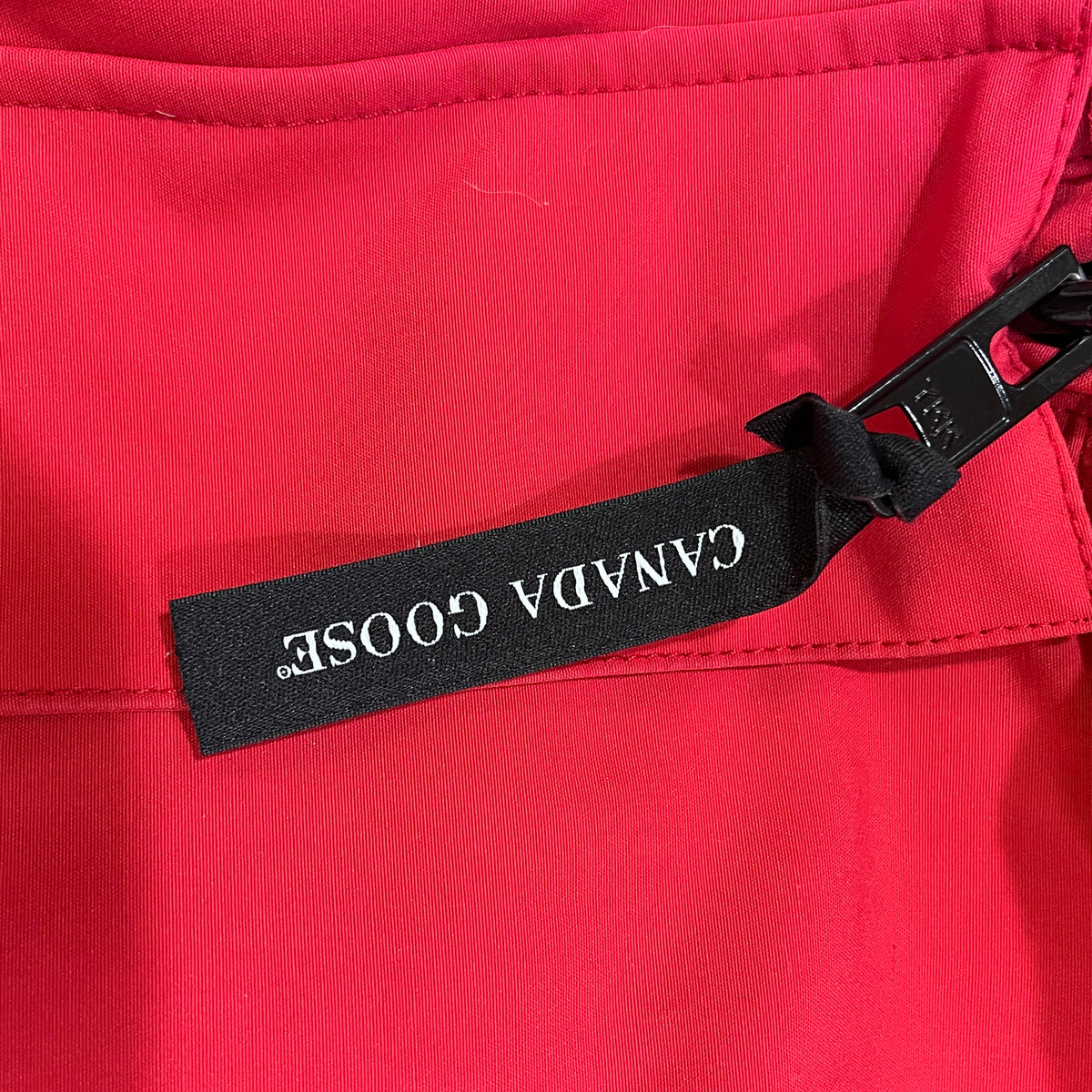 Canada Goose Red Fur Trim Parka Size S
