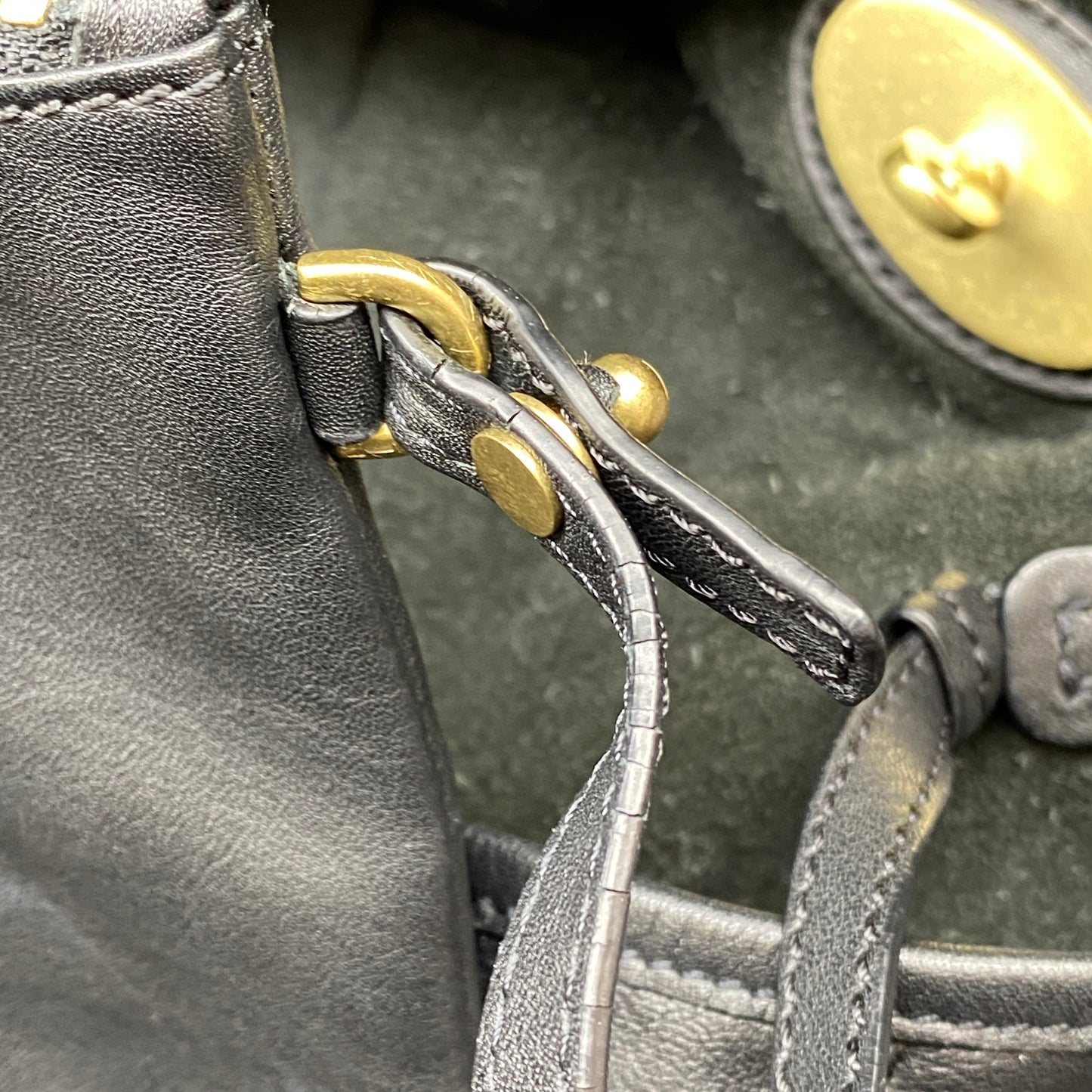 Mulberry Black Leather Tote Shoulder Bag