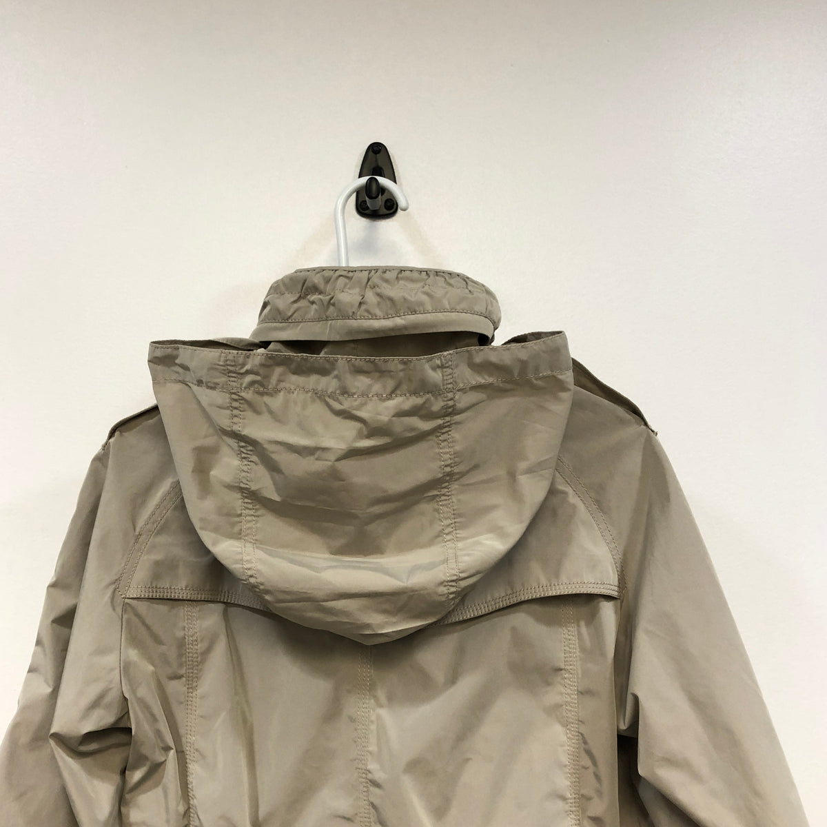 Burberry Tan Hooded Short Trench Jacket US size 10