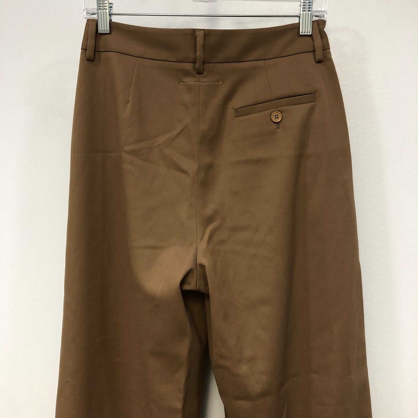 MM6 Maison Margiela Wide-Leg Trousers Size 40 Tan