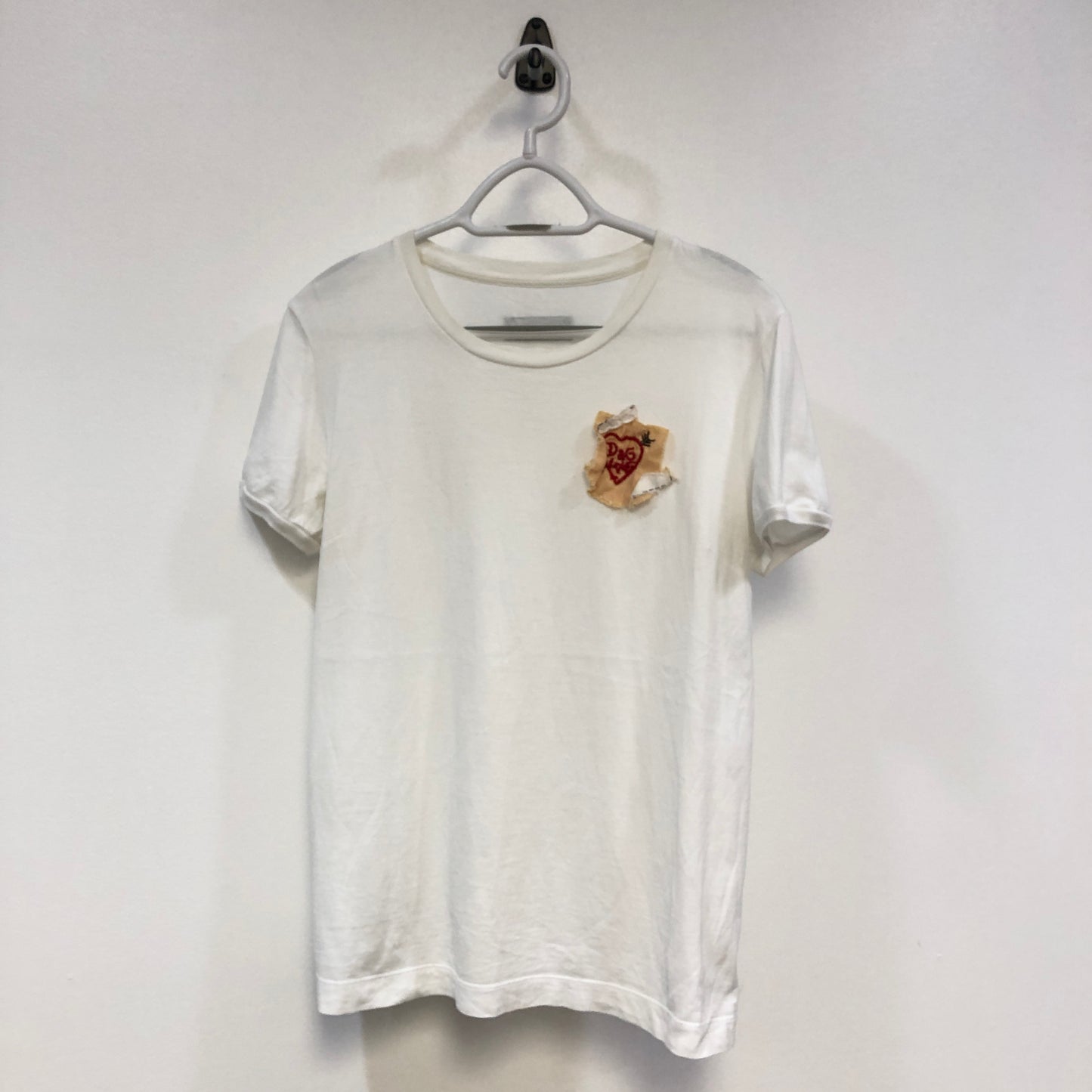 Dolce & Gabbana White Short Sleeve T‑Shirt