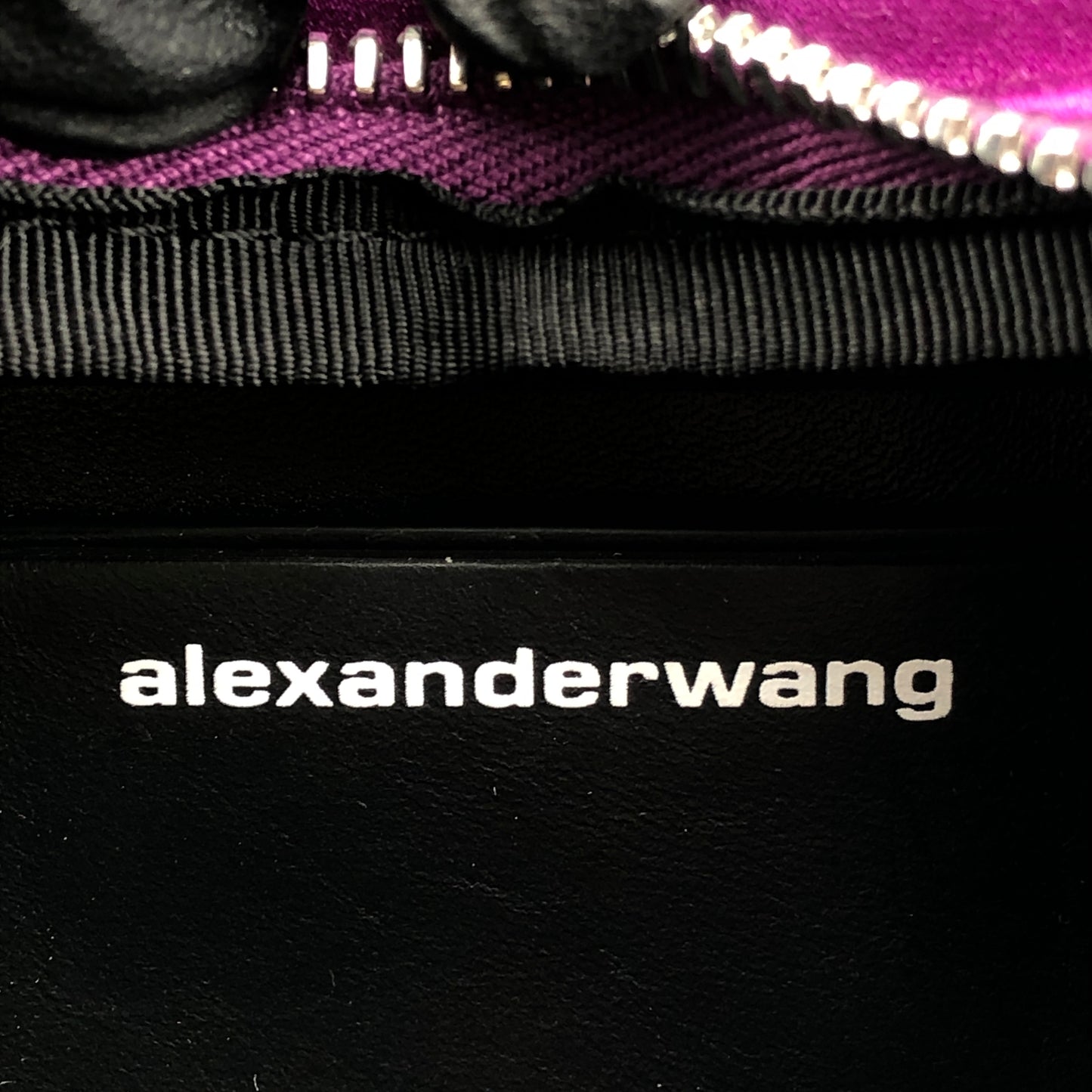 Alexander Wang Fuchsia Satin Waist Crossbody Bag
