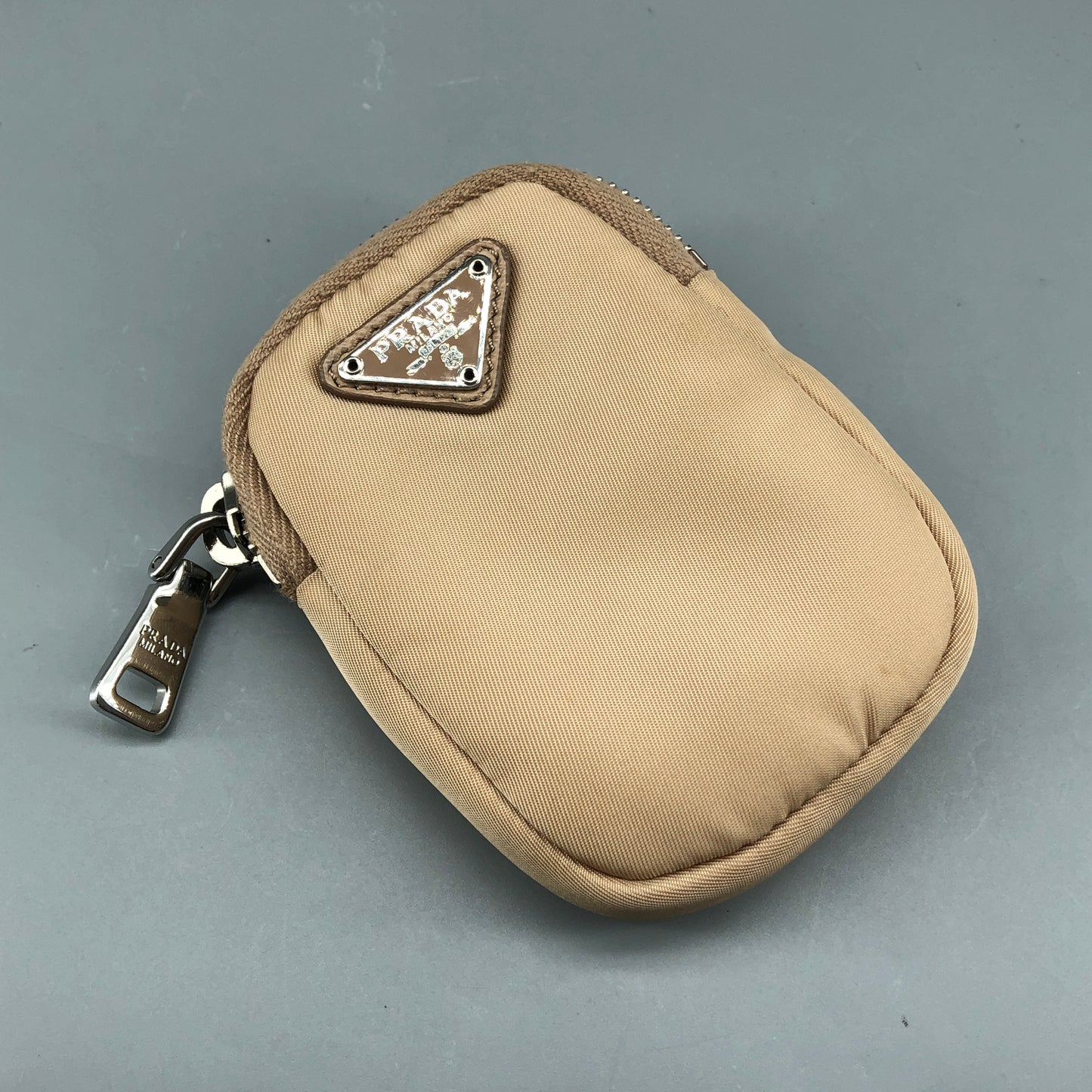 Prada Re-Nylon Classic Hobo Shoulder Bag Beige