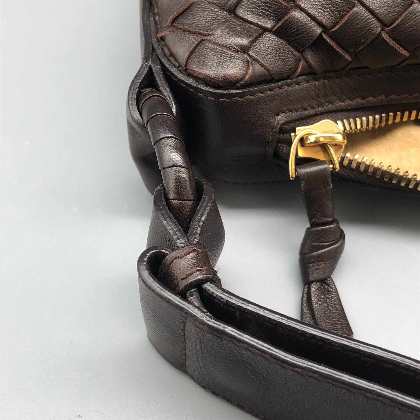 Bottega Veneta Nappa Intrecciato Brown Hobo Bag