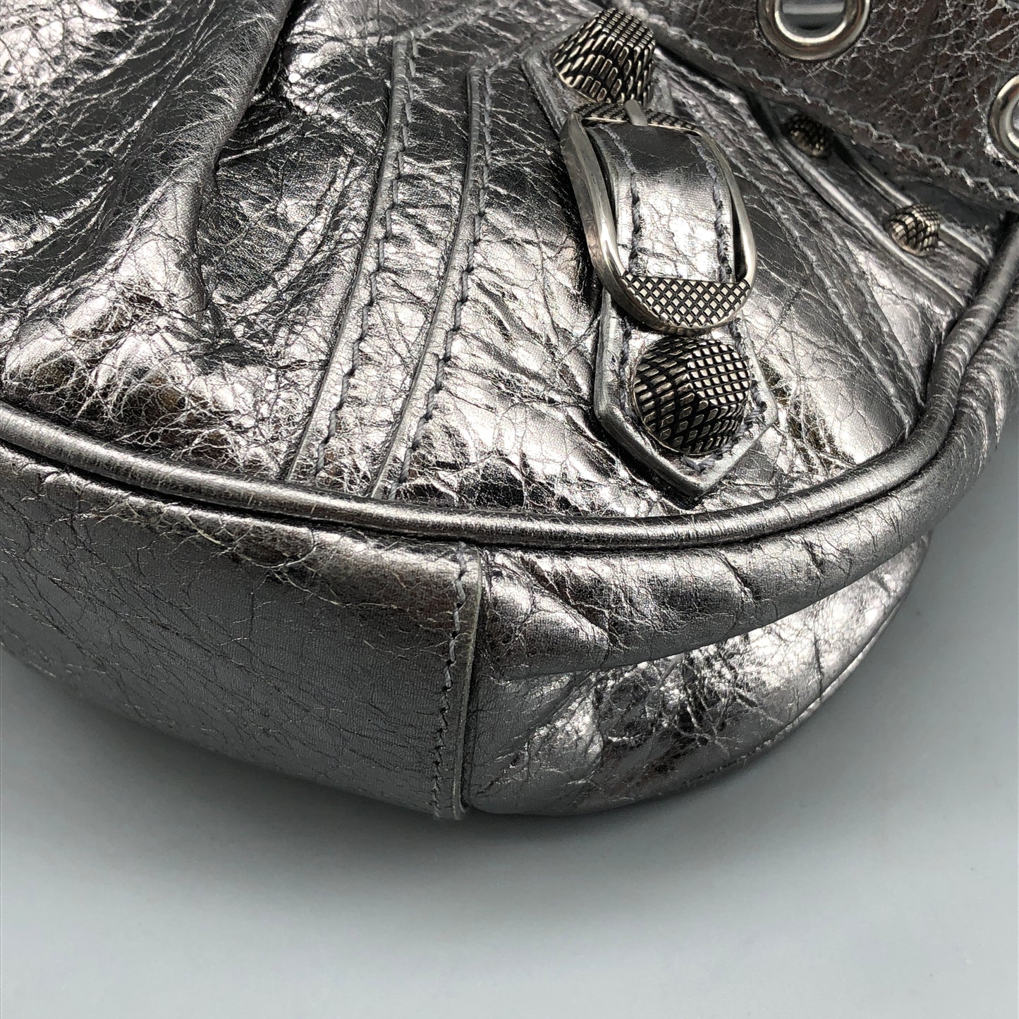 Balenciaga Le Cagole XS Shoulder Bag Silver