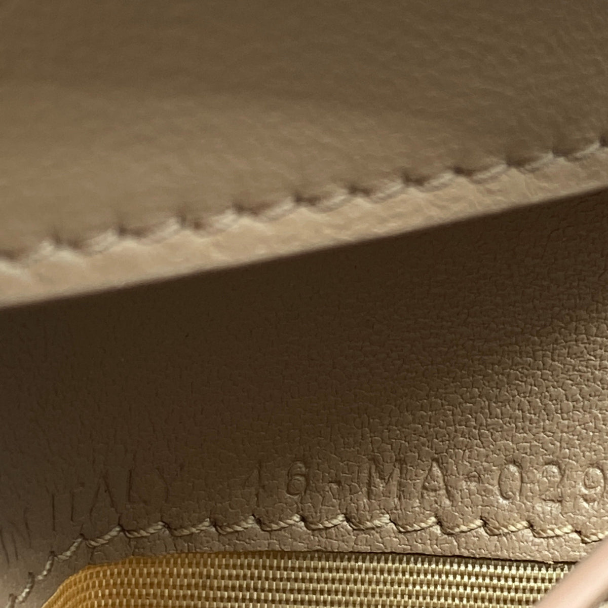 Christian Dior Nude Saddle Trifold Wallet