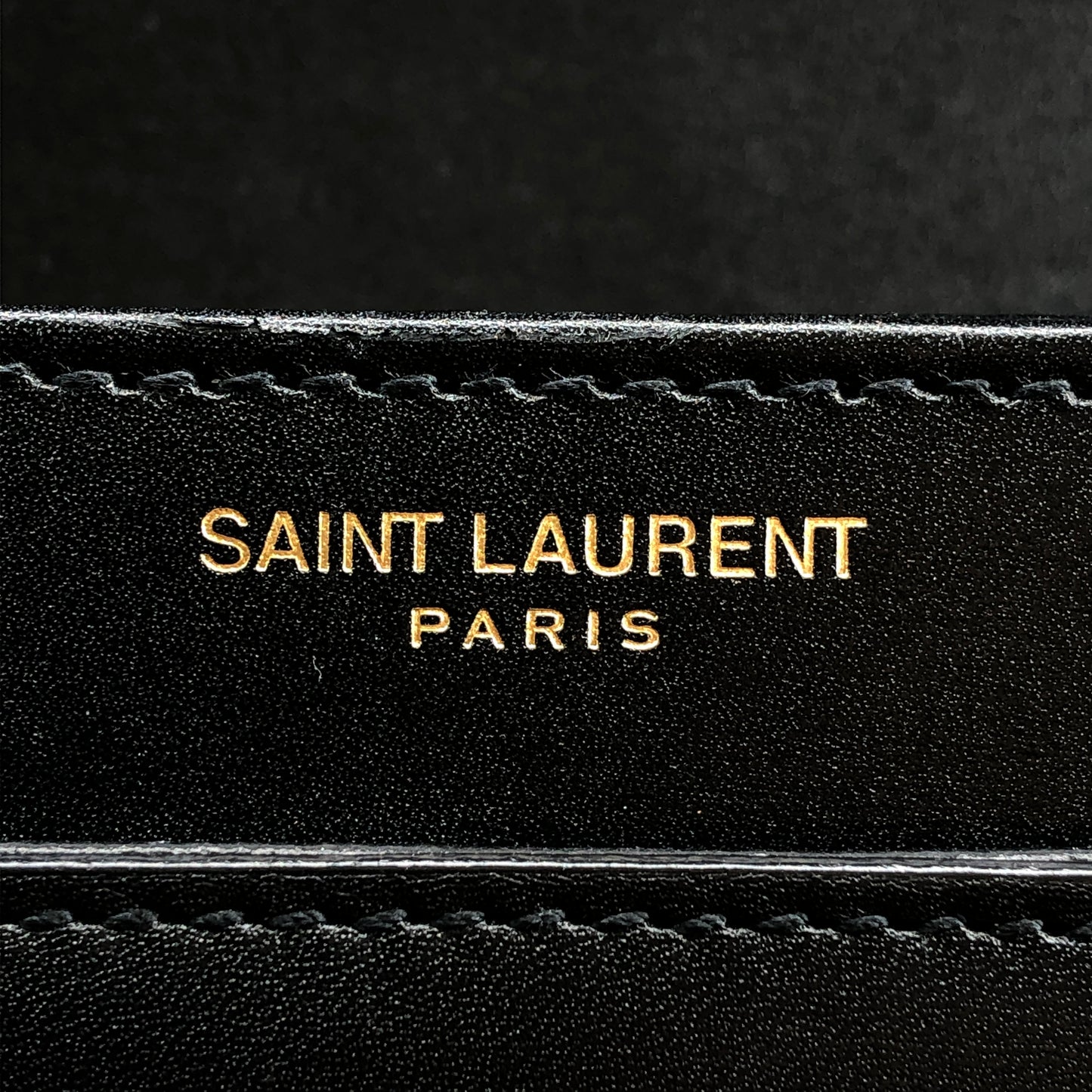Saint Laurent Box Calfskin Solferino Satchel Bag Black