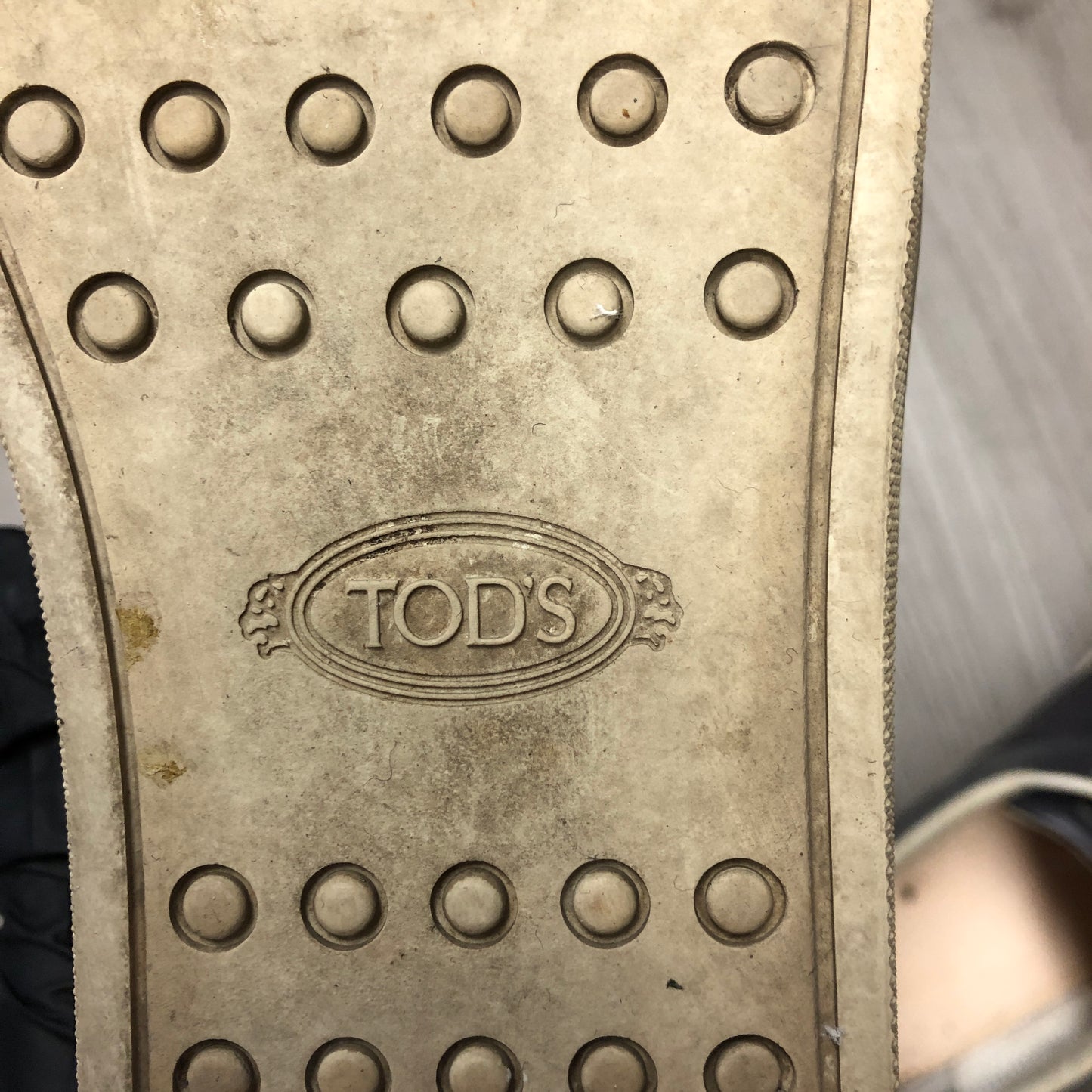 Tod's Women's grey Leather Sneakers Size 37.5