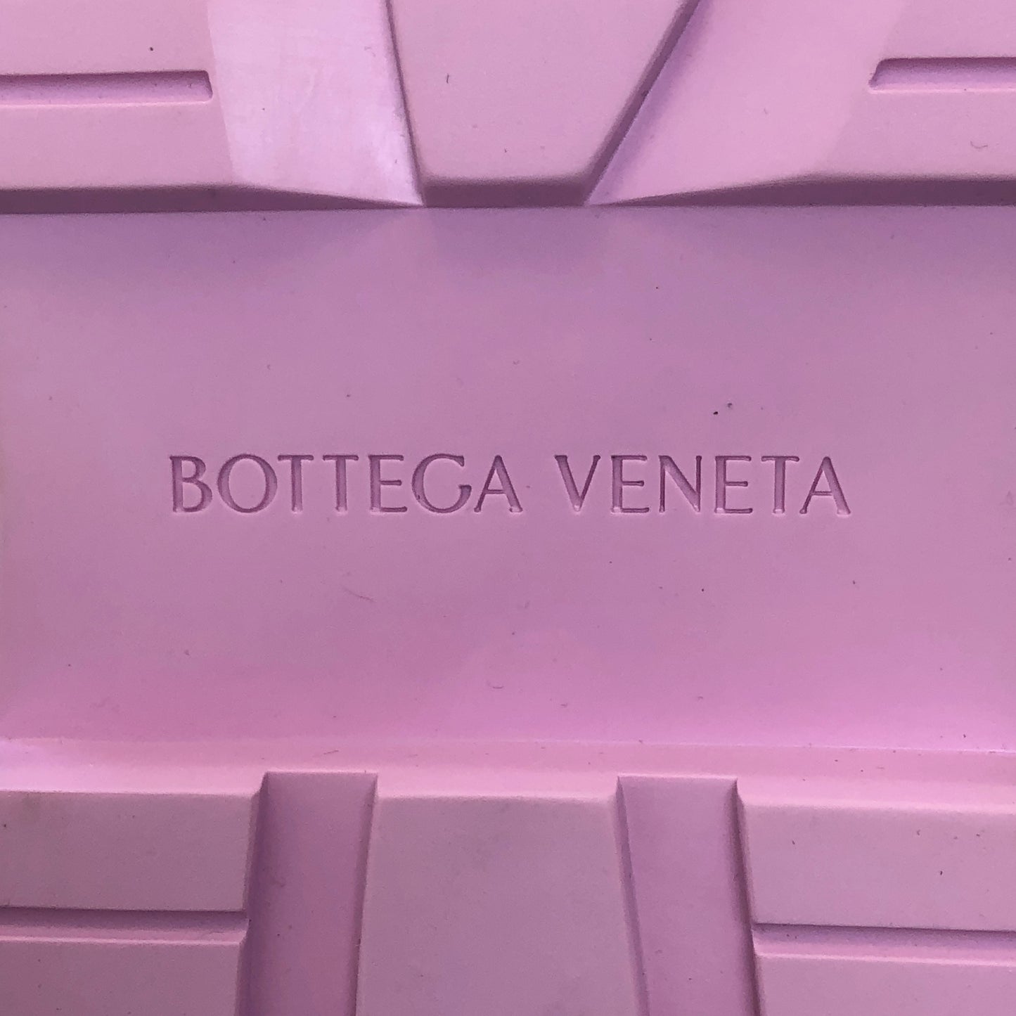 Bottega Veneta Two-Tone Rubber Tire Mid-Calf Rain Boots 36 Black Pink