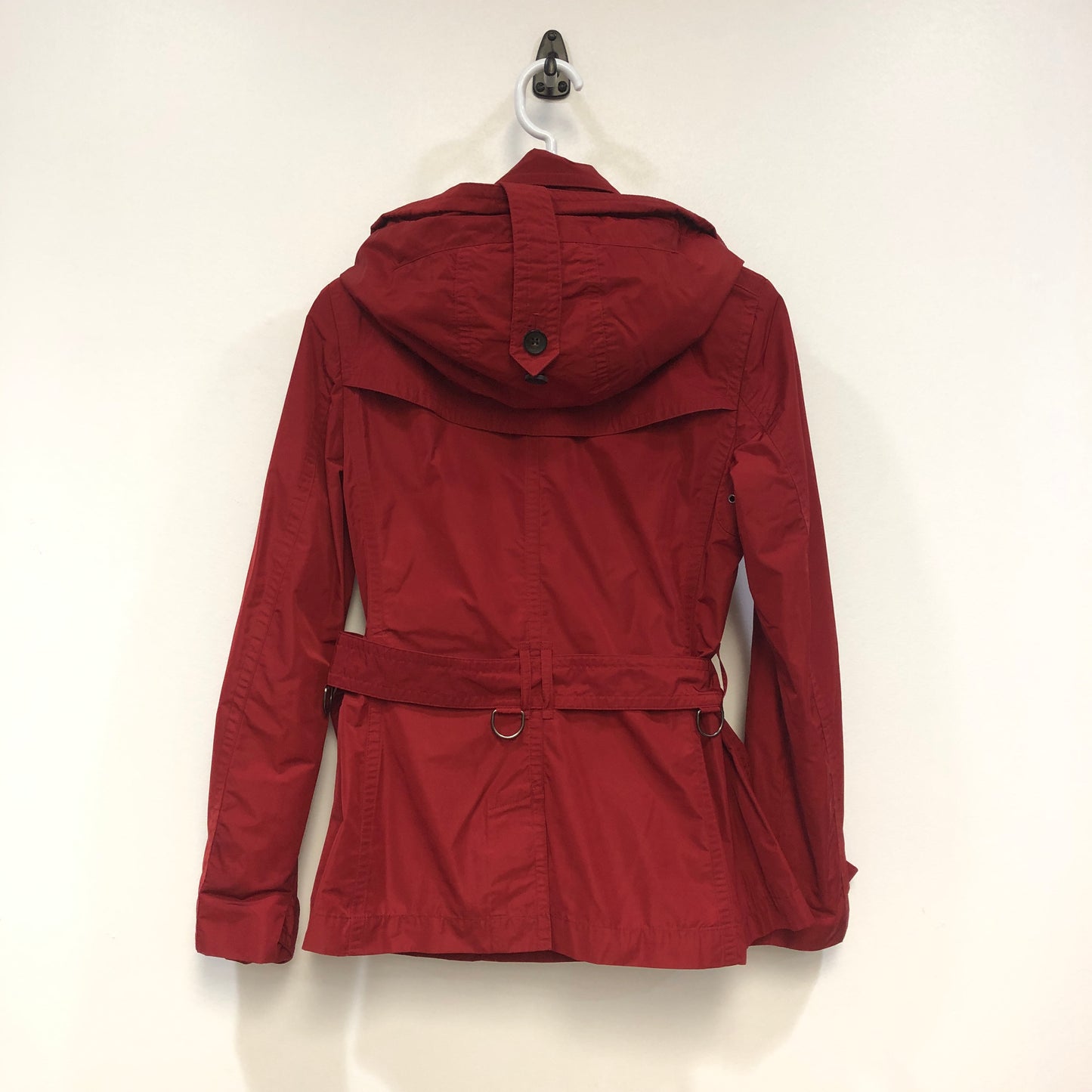 Burberry Brit Red Short Trench Coat Size US 6