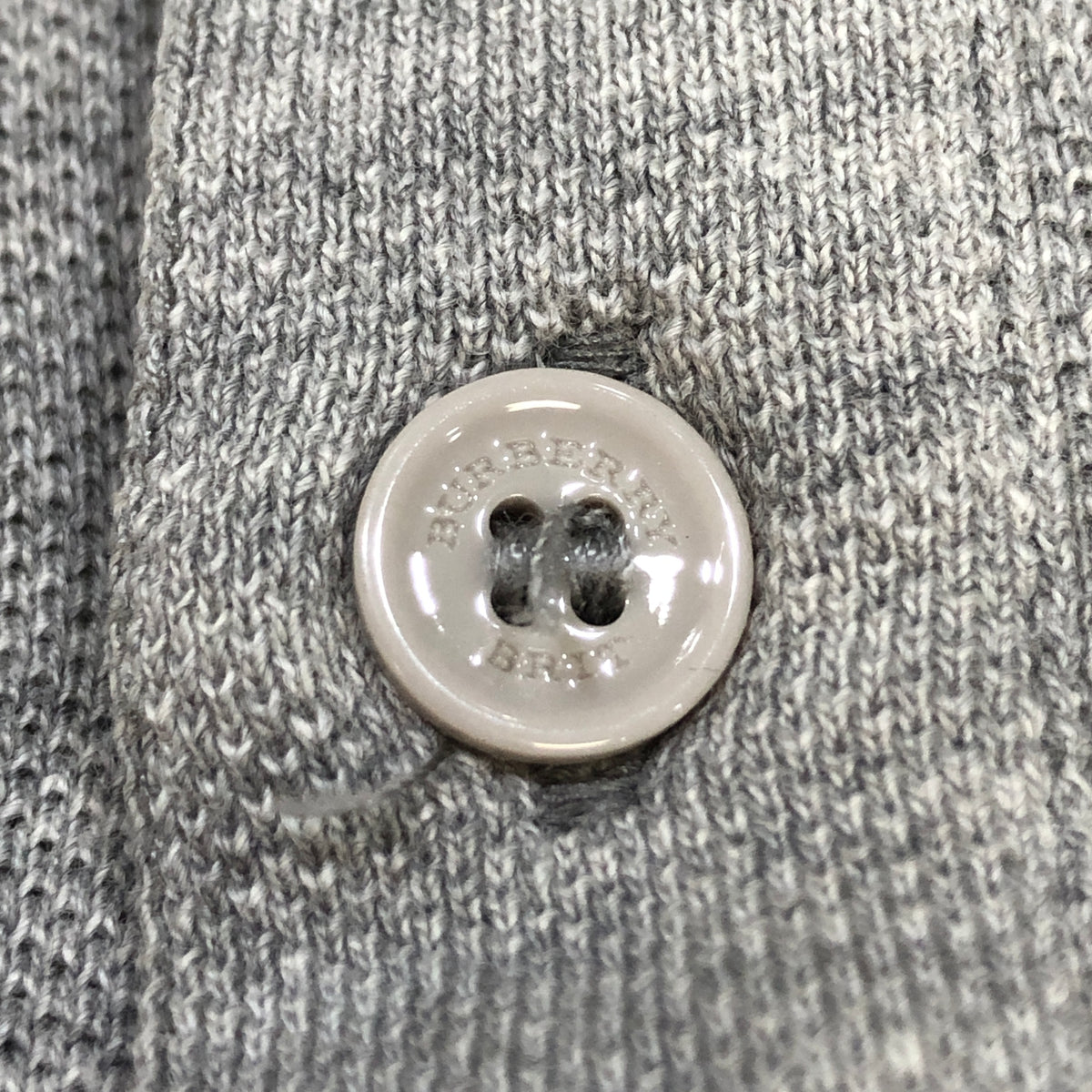 Burberry Grey Polo Shirt Size XS
