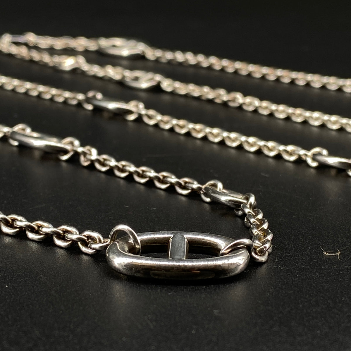 Hermes 925 Silver Chaine Farandole Necklace