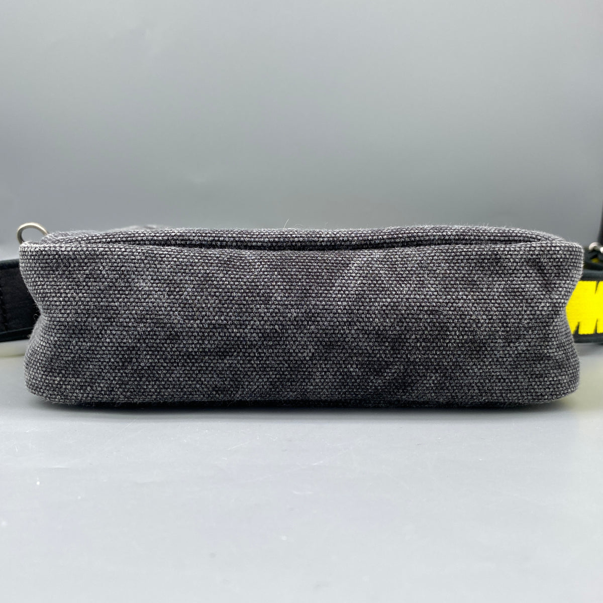 Off-White Grey Canvas Crossbody Camera Bag