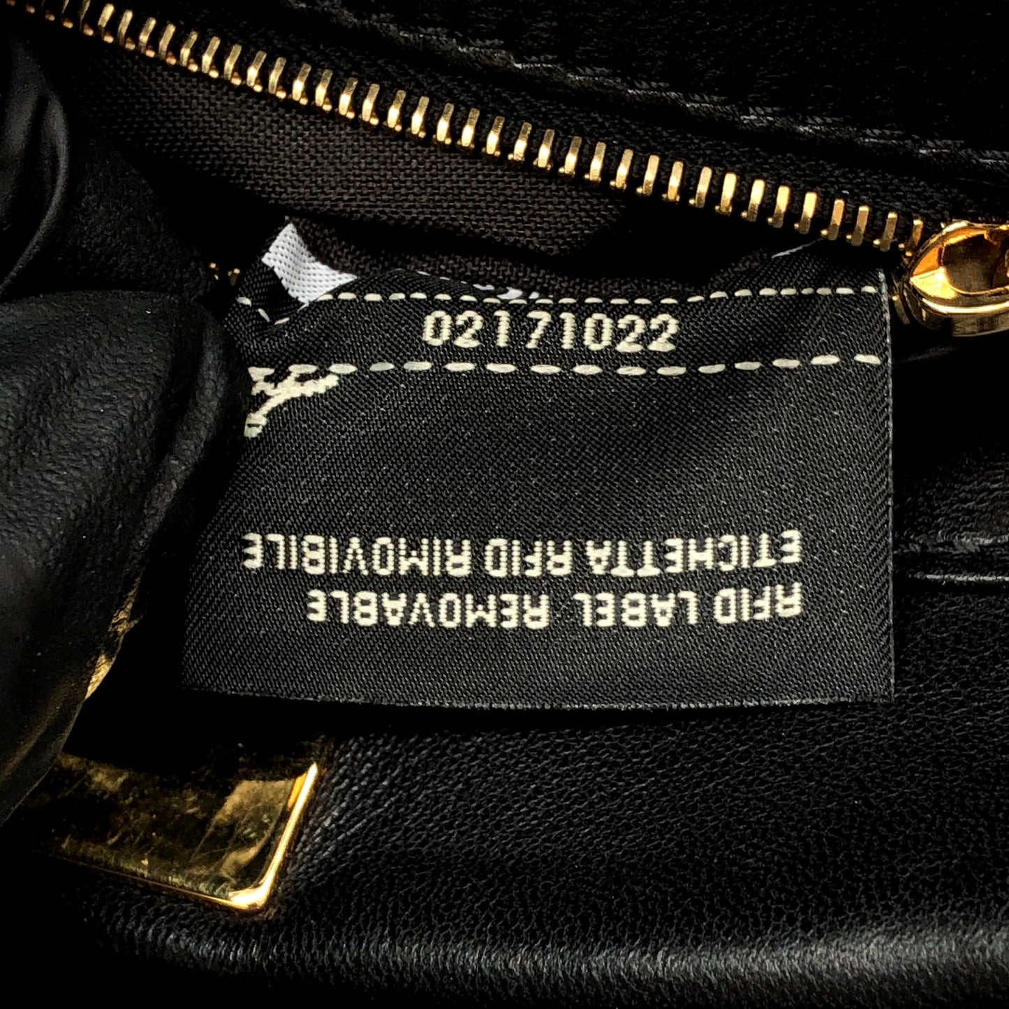 Fendi Peekaboo Mini Black Smooth Calf Leather Handbag