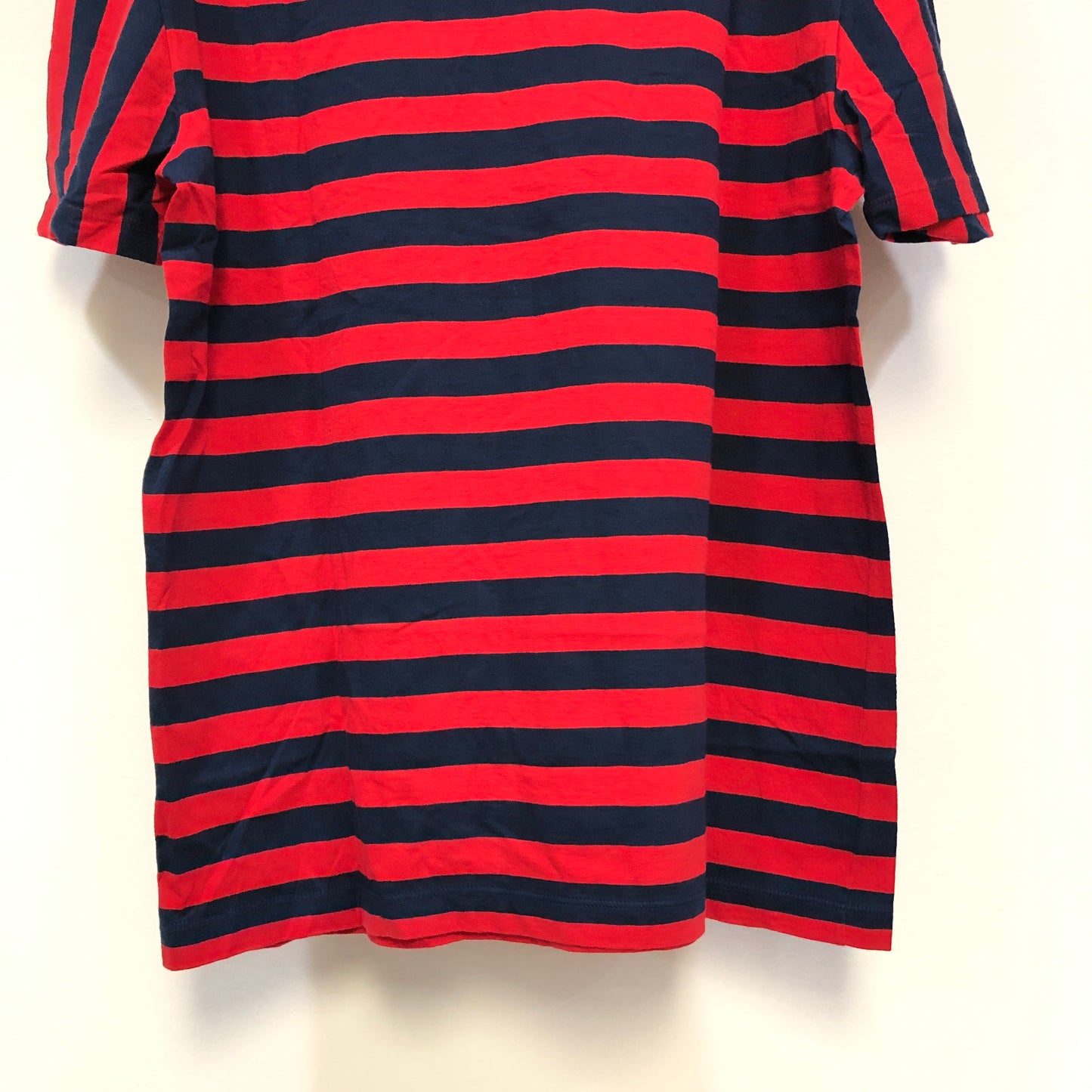 Gucci Navy Blue & Red Striped Short Sleeve T-shirt Size M