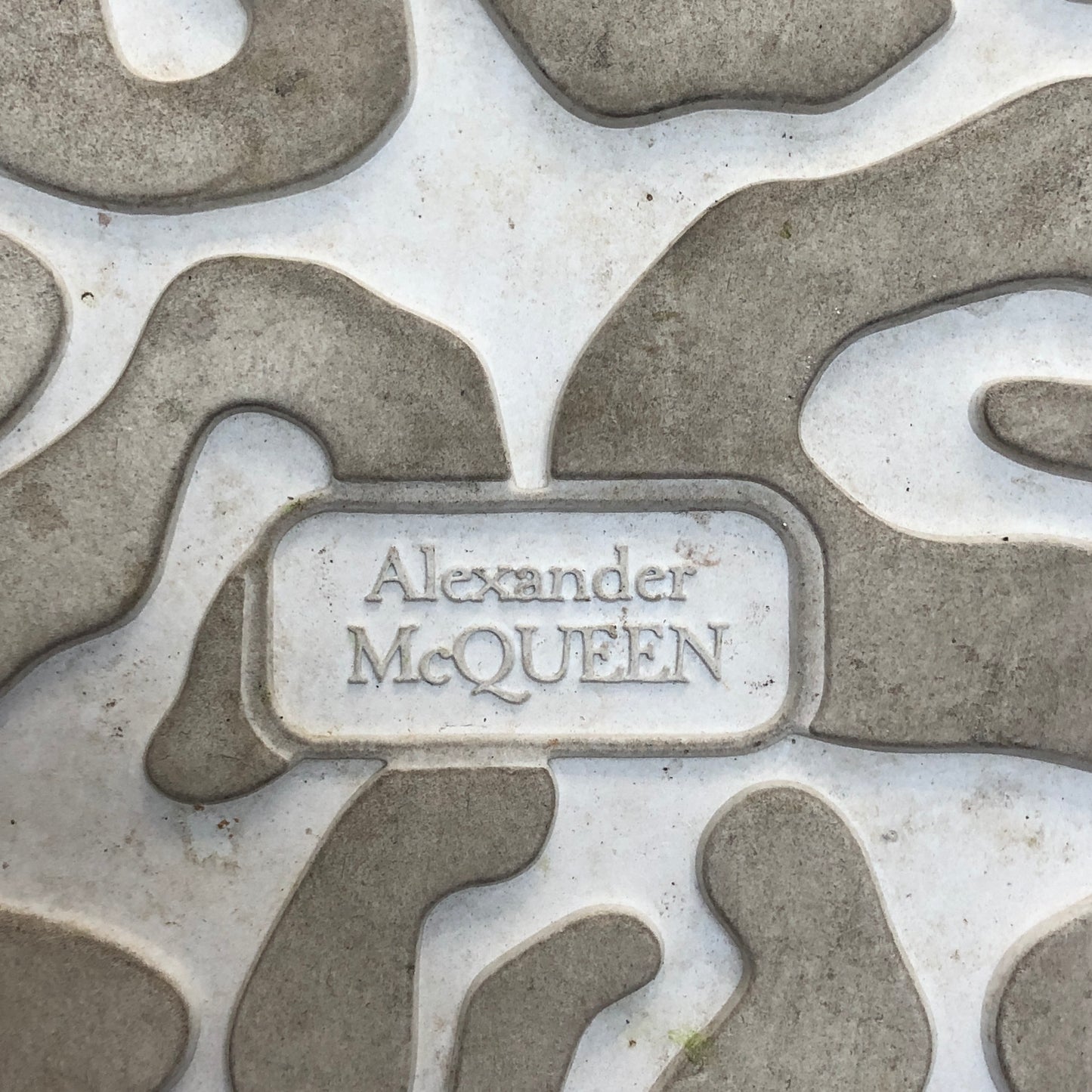 Alexander McQueen Oversized Platform Sneaker Shoes 36 White Black