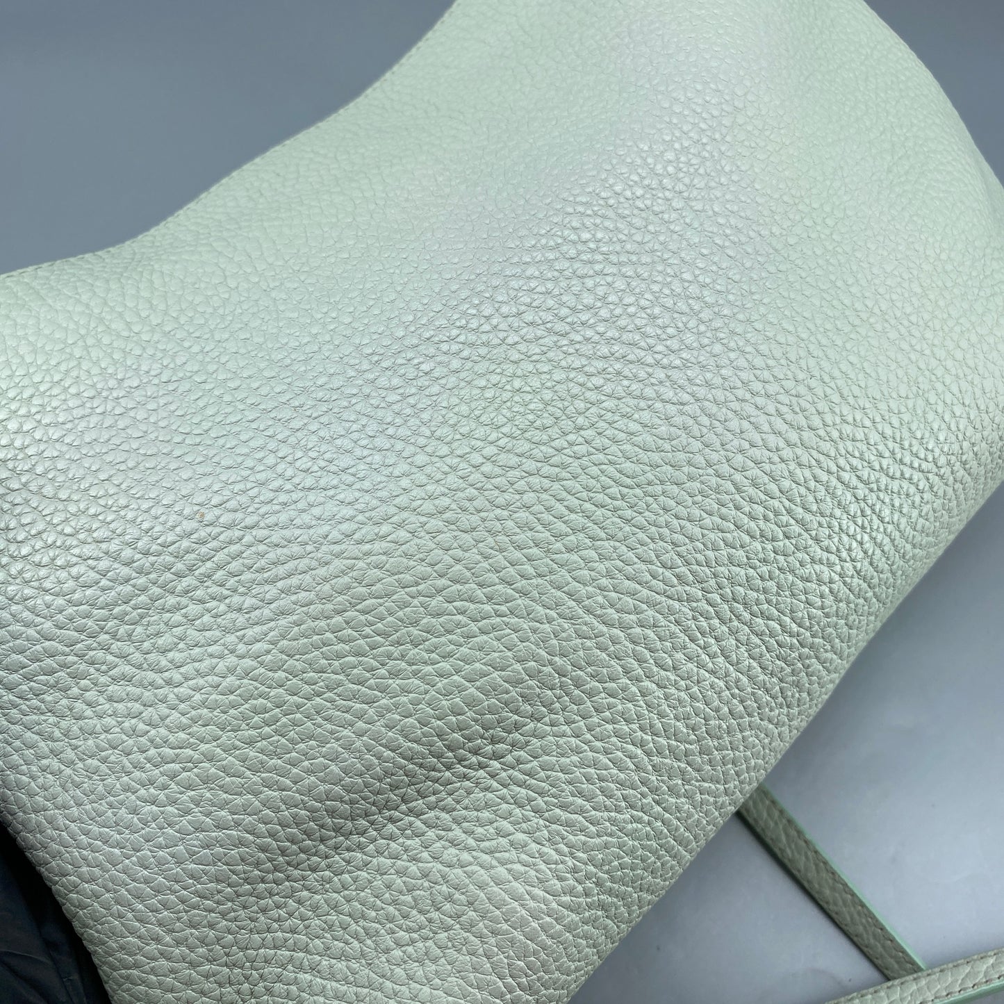 Burberry Mint Green Leather Shoulder Bag