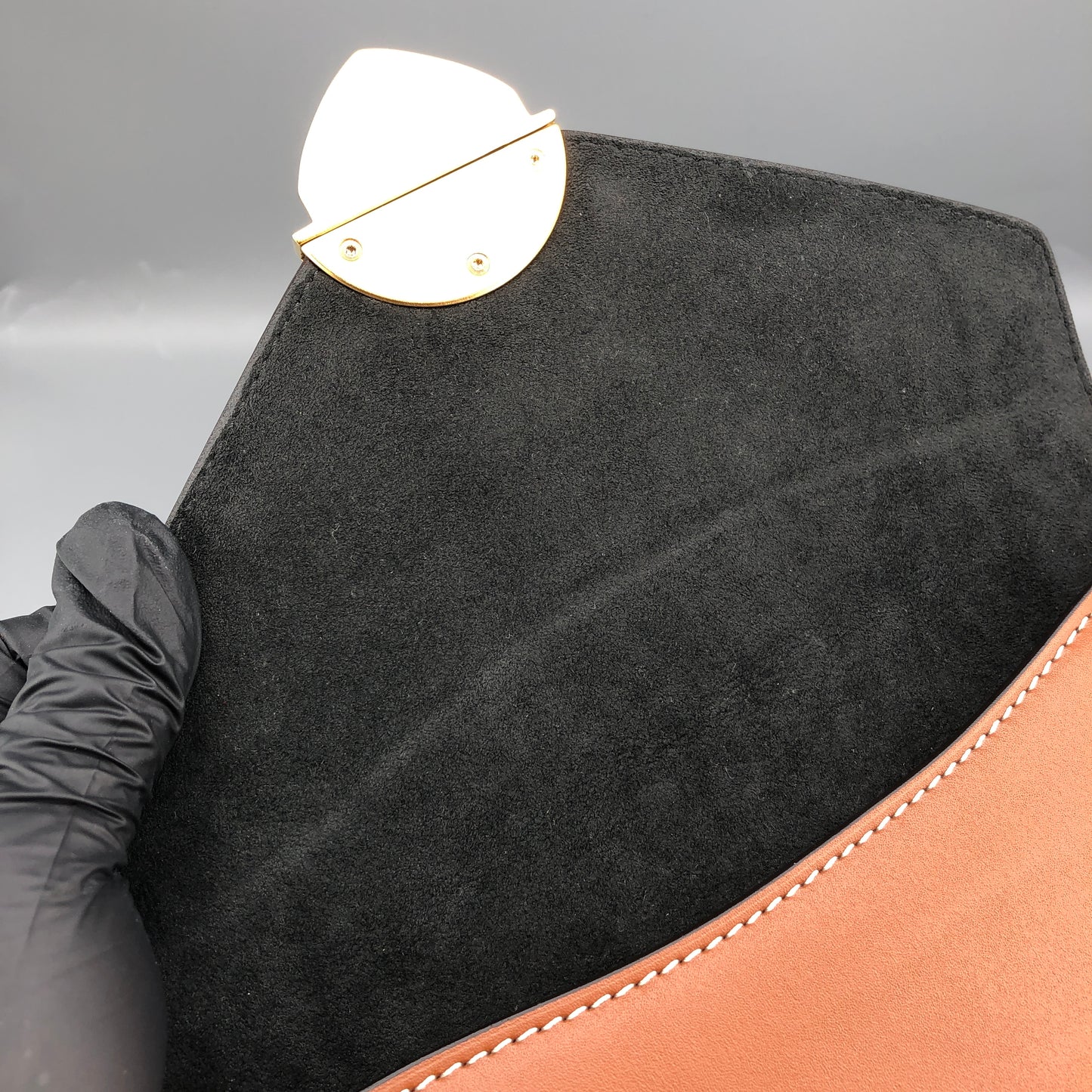 Louis Vuitton Monogram & Leather Biface Crossbody Bag Brown