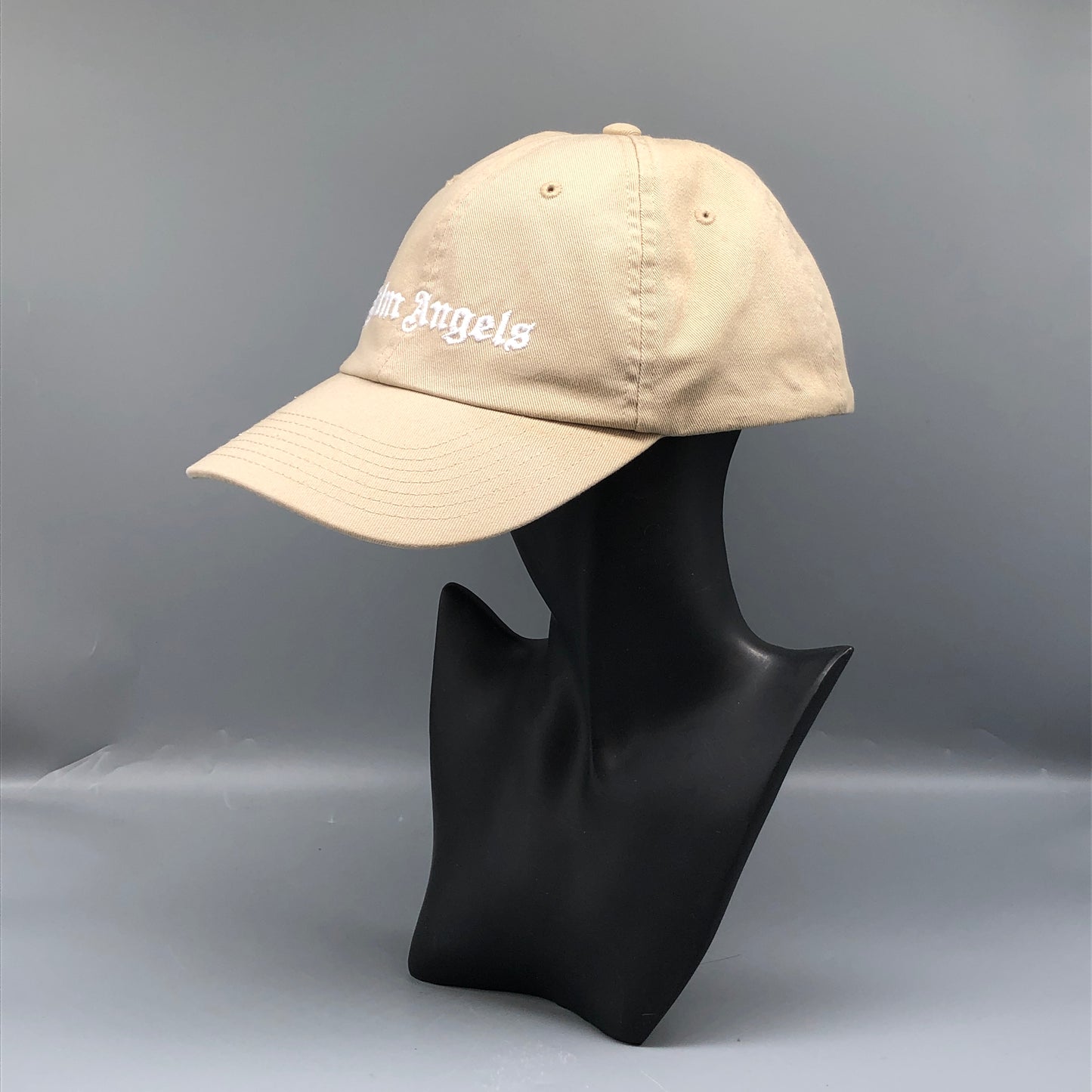 Palm Angels Beige Logo Baseball Cap (58cm)