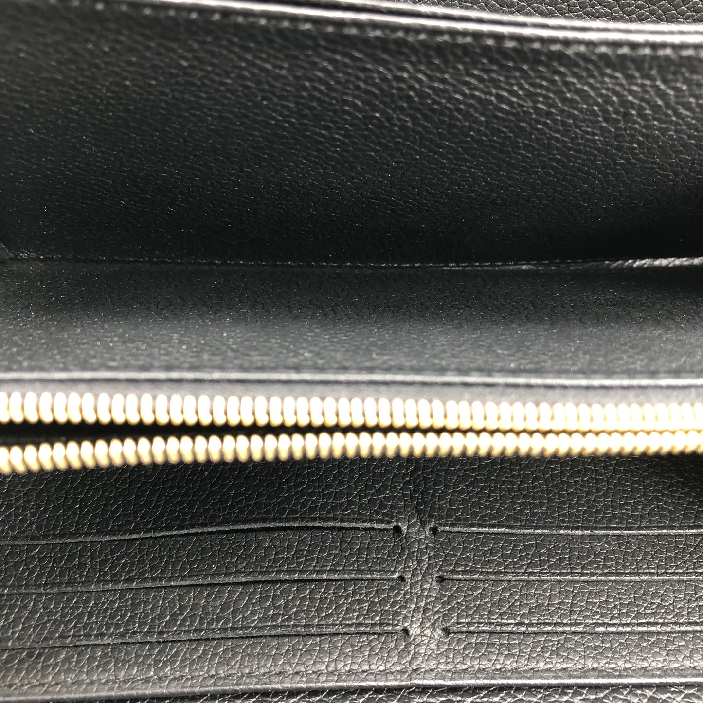 Louis Vuitton Black Monogram Empreinte Zippy Wallet